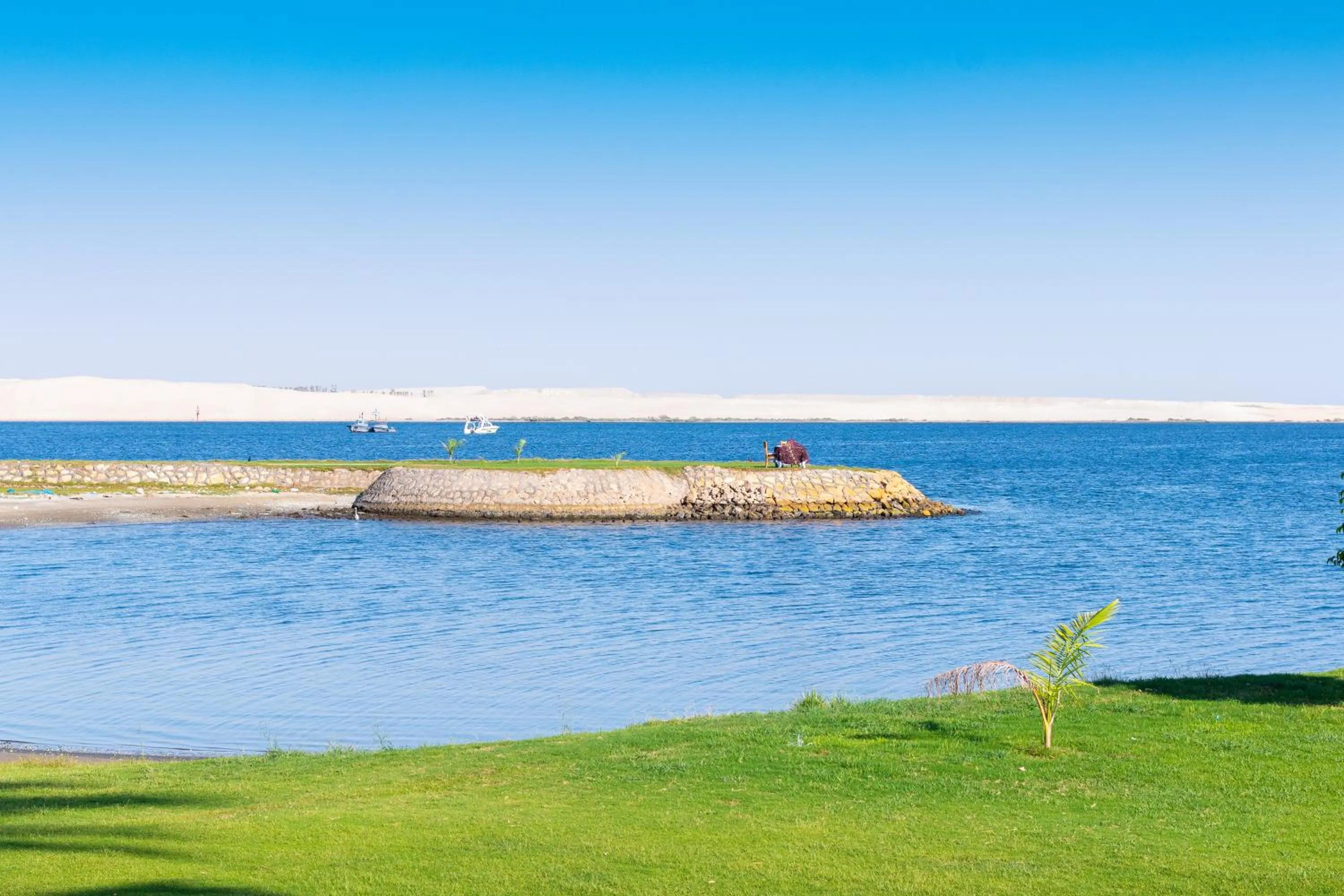 Natural landscape in Mercure Ismailia Forsan Island