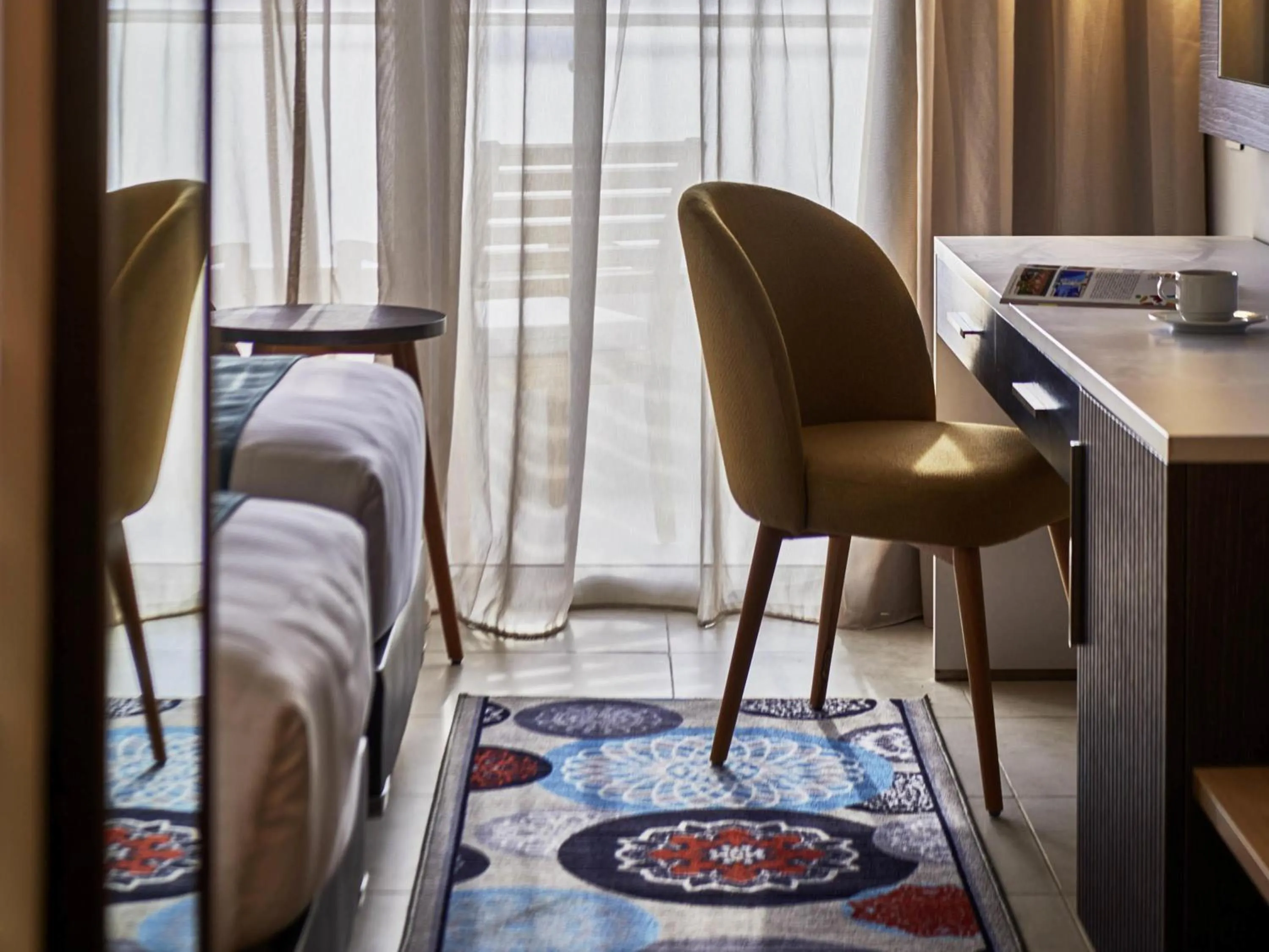 Bed in Mercure Ismailia Forsan Island