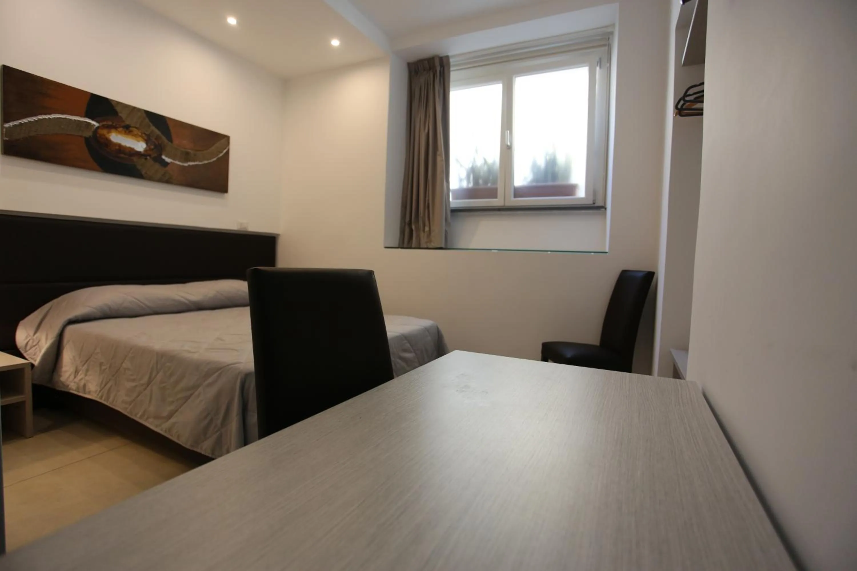 Bedroom, Bed in Hotel Eubea