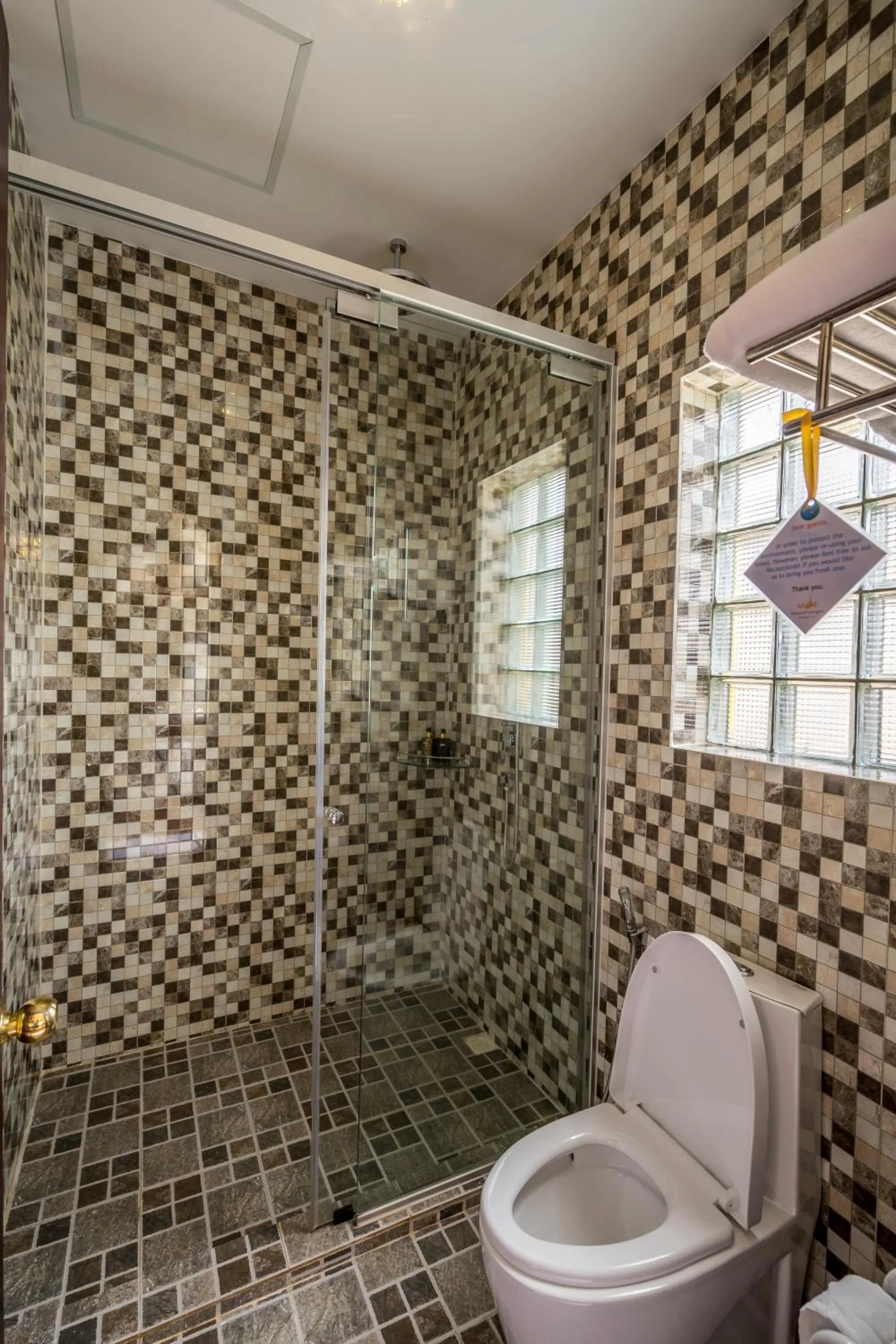 Shower in Beyond Yangon Inn
