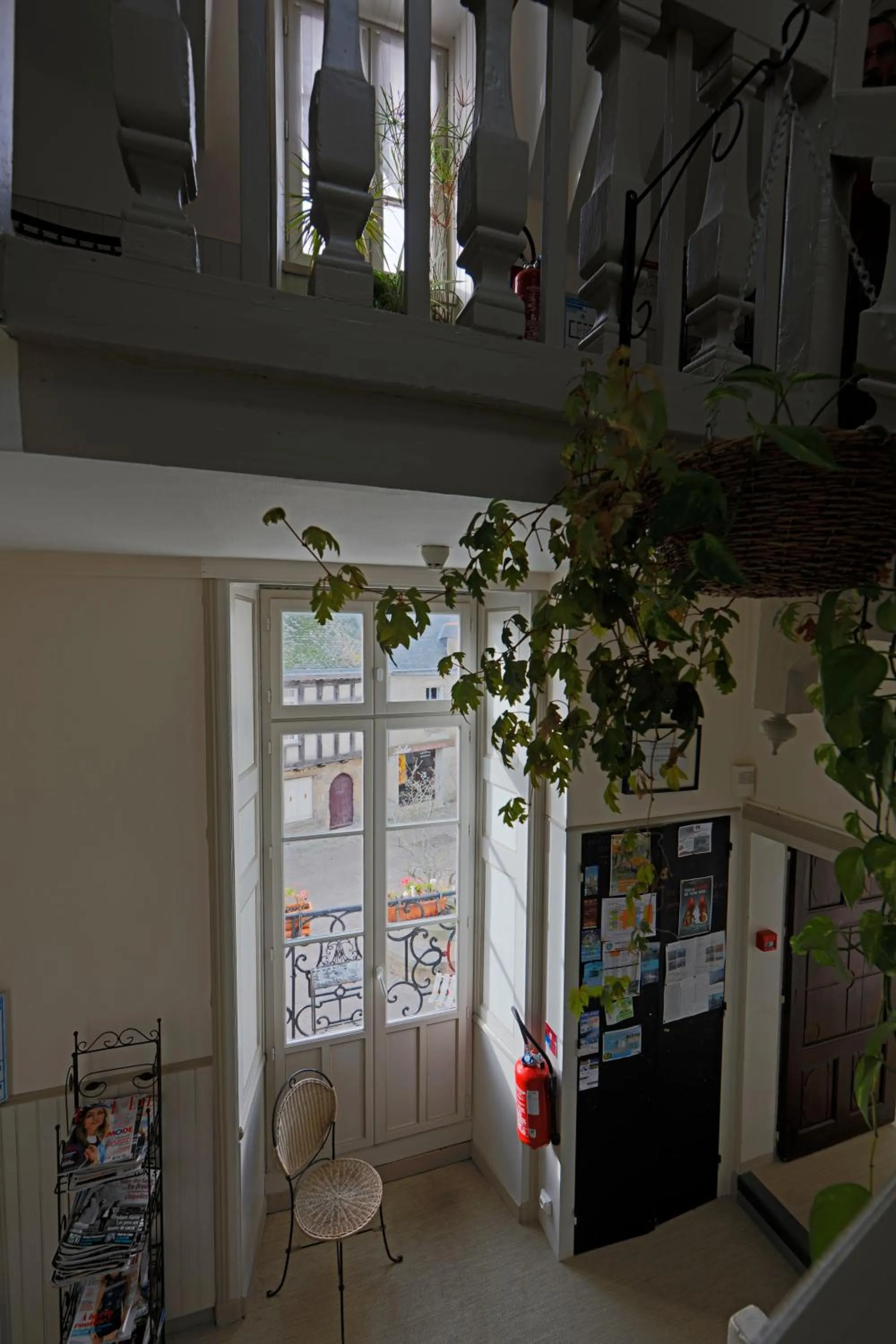 Decorative detail in Au Fin Gourmet