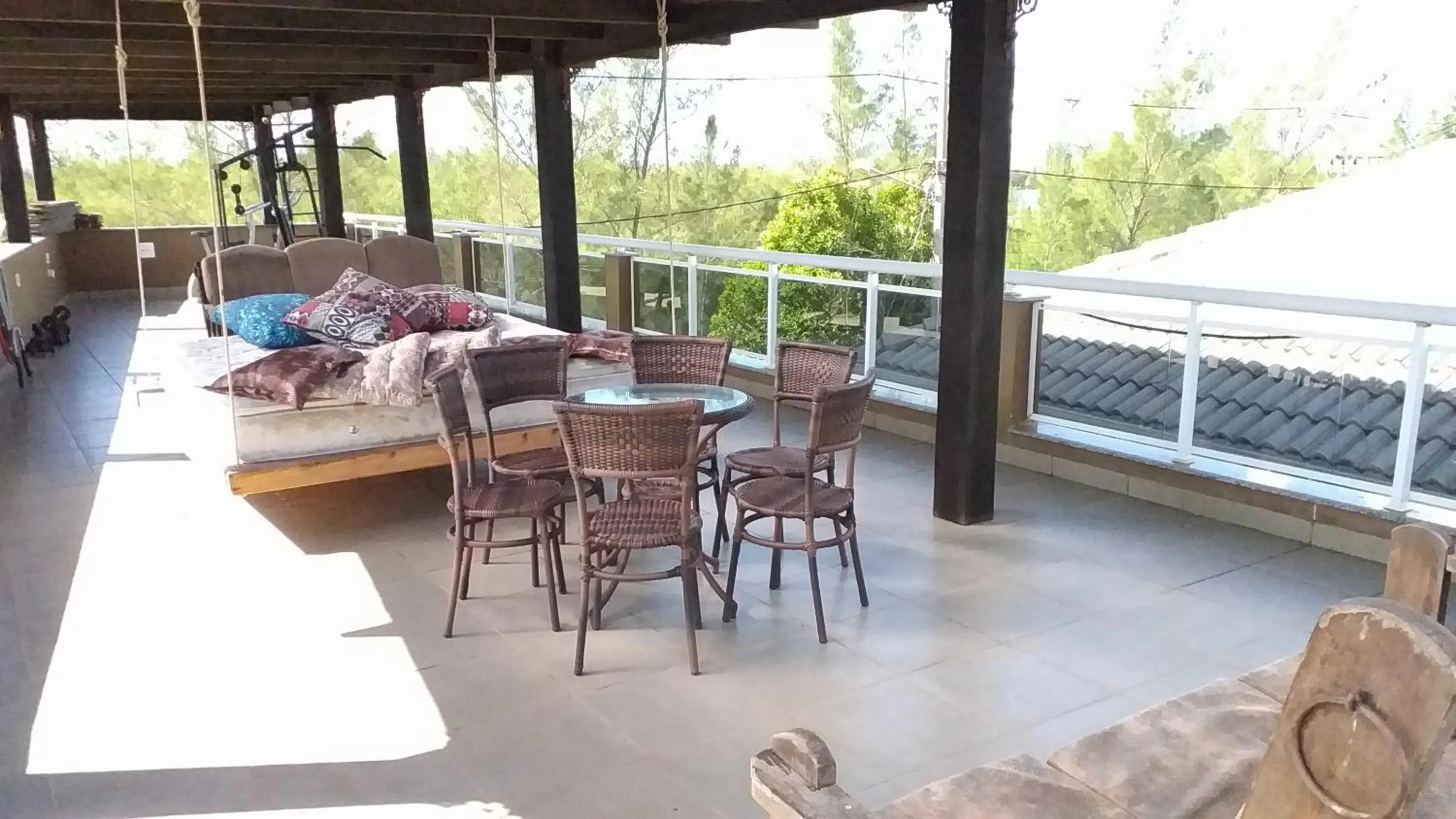 Balcony/Terrace in Airport Pousada