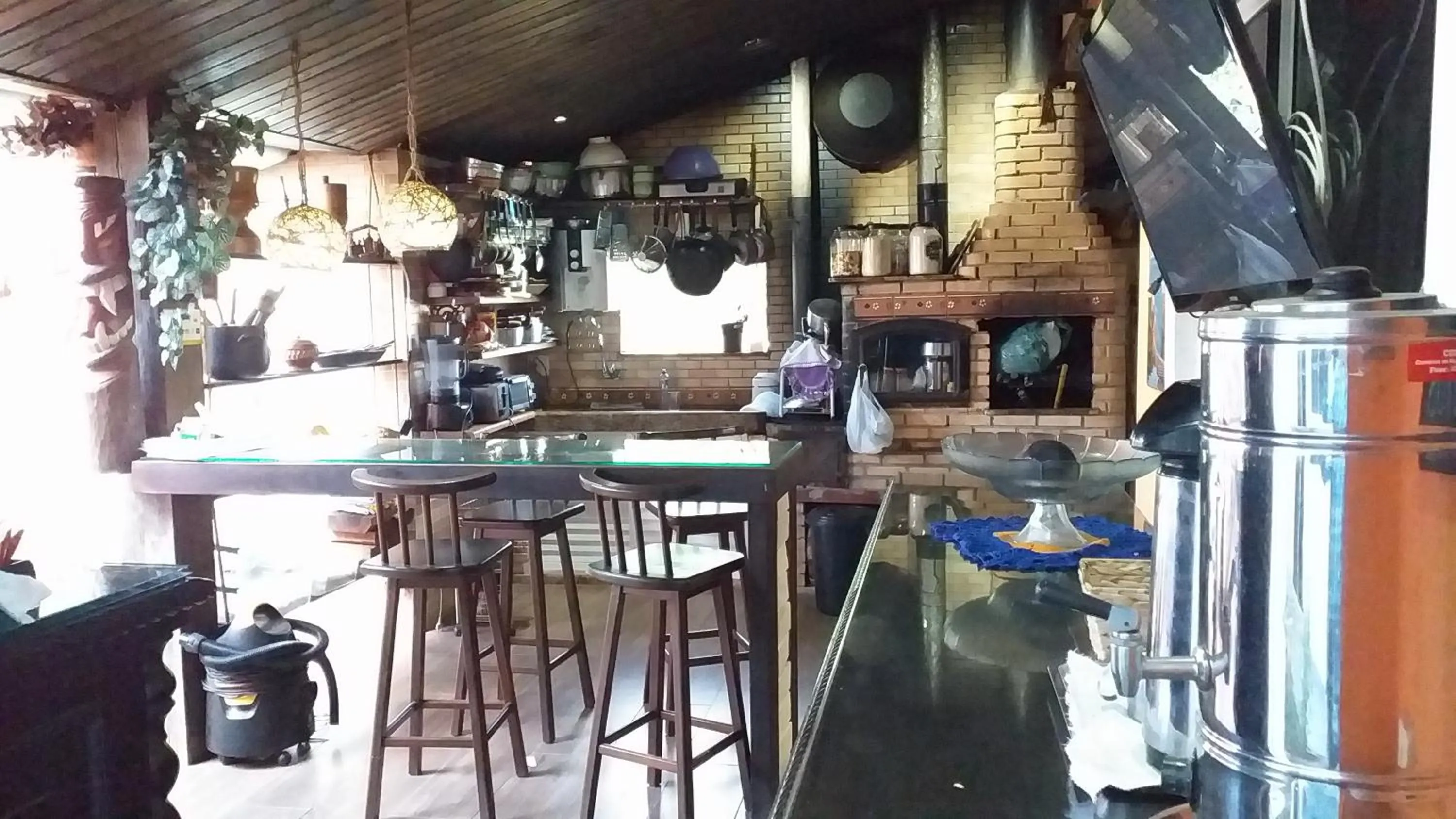 BBQ facilities in Airport Pousada