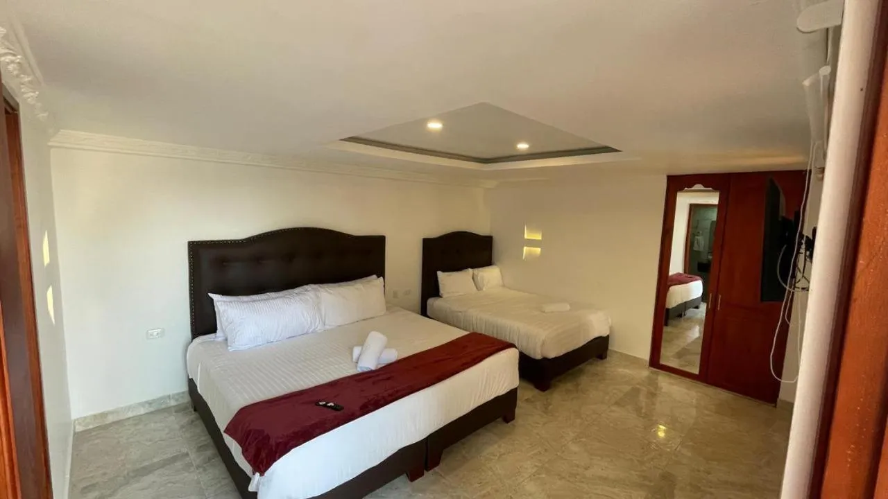 Bed in Hotel Puente Piedra