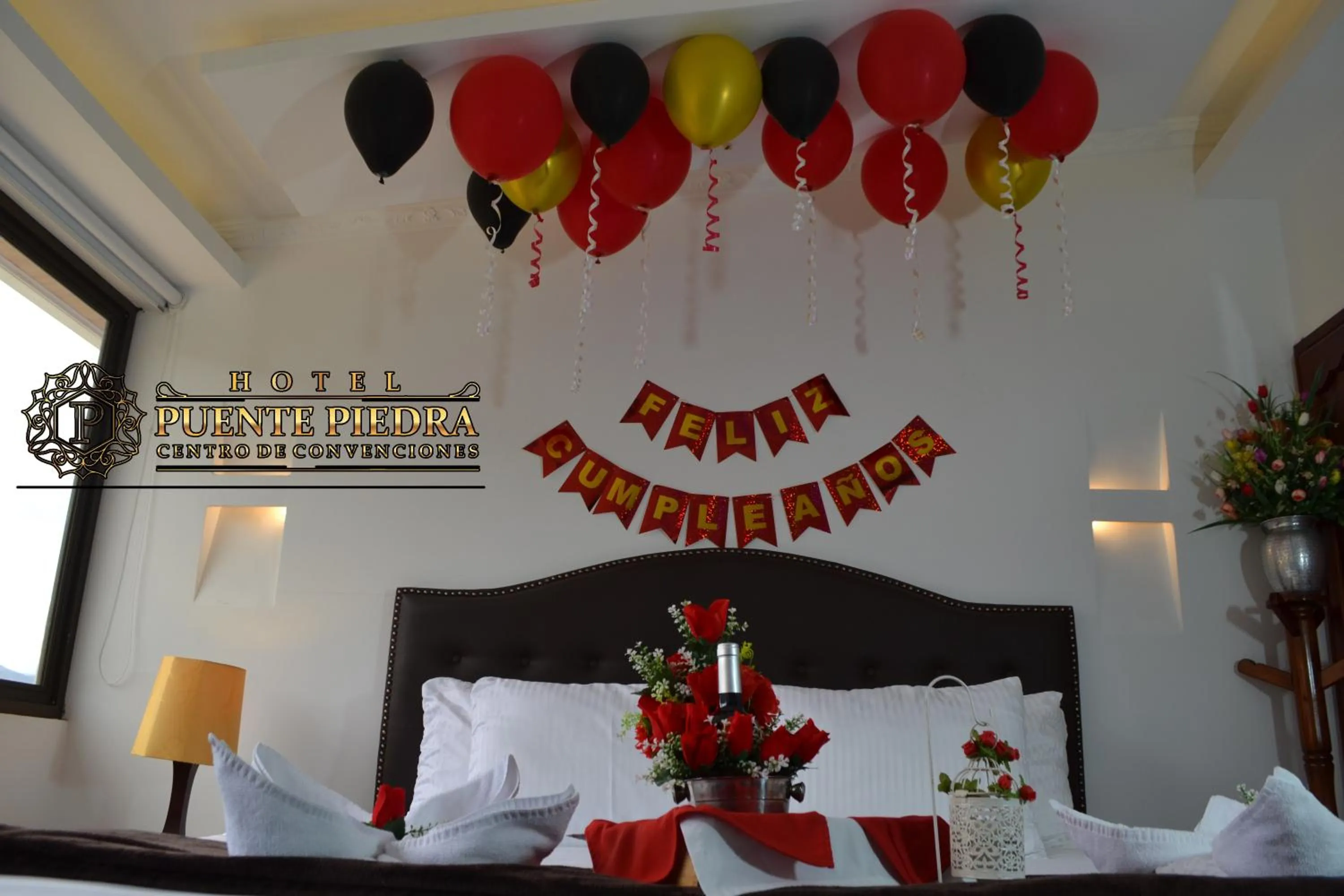 Bed in Hotel Puente Piedra