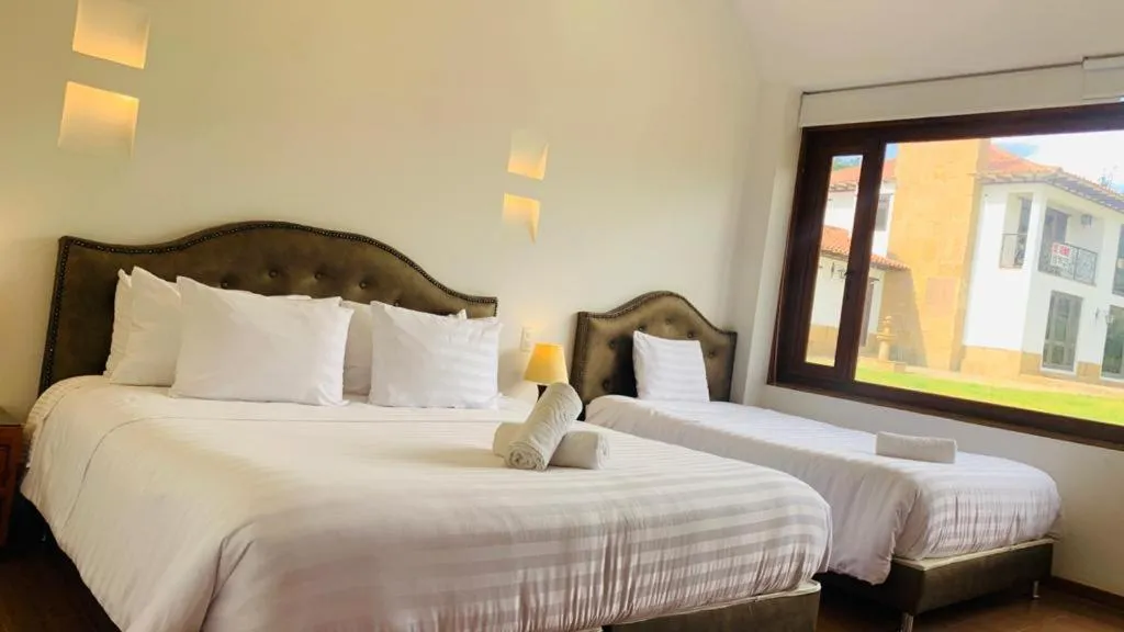 Bed in Hotel Puente Piedra