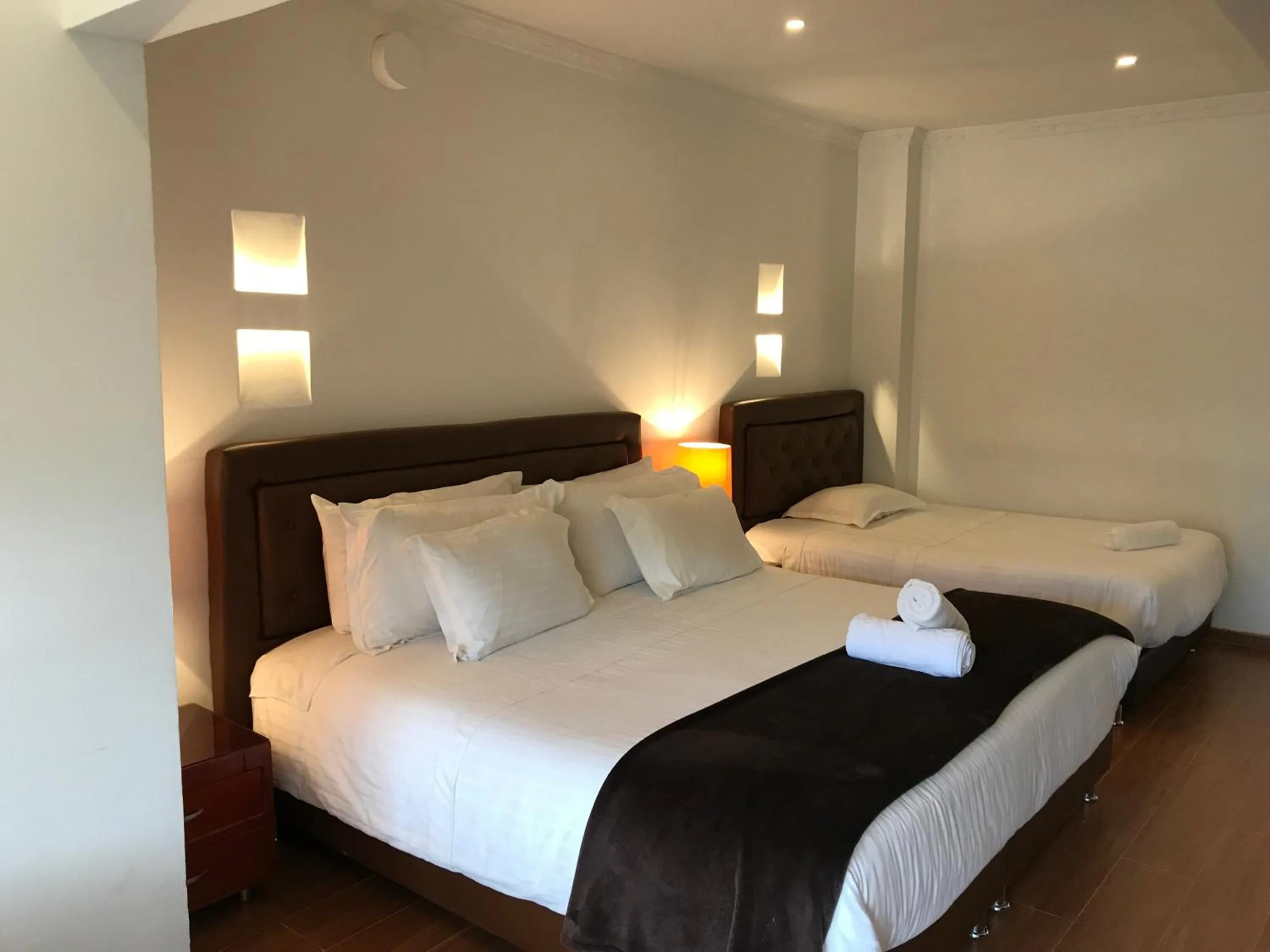 Bed in Hotel Puente Piedra