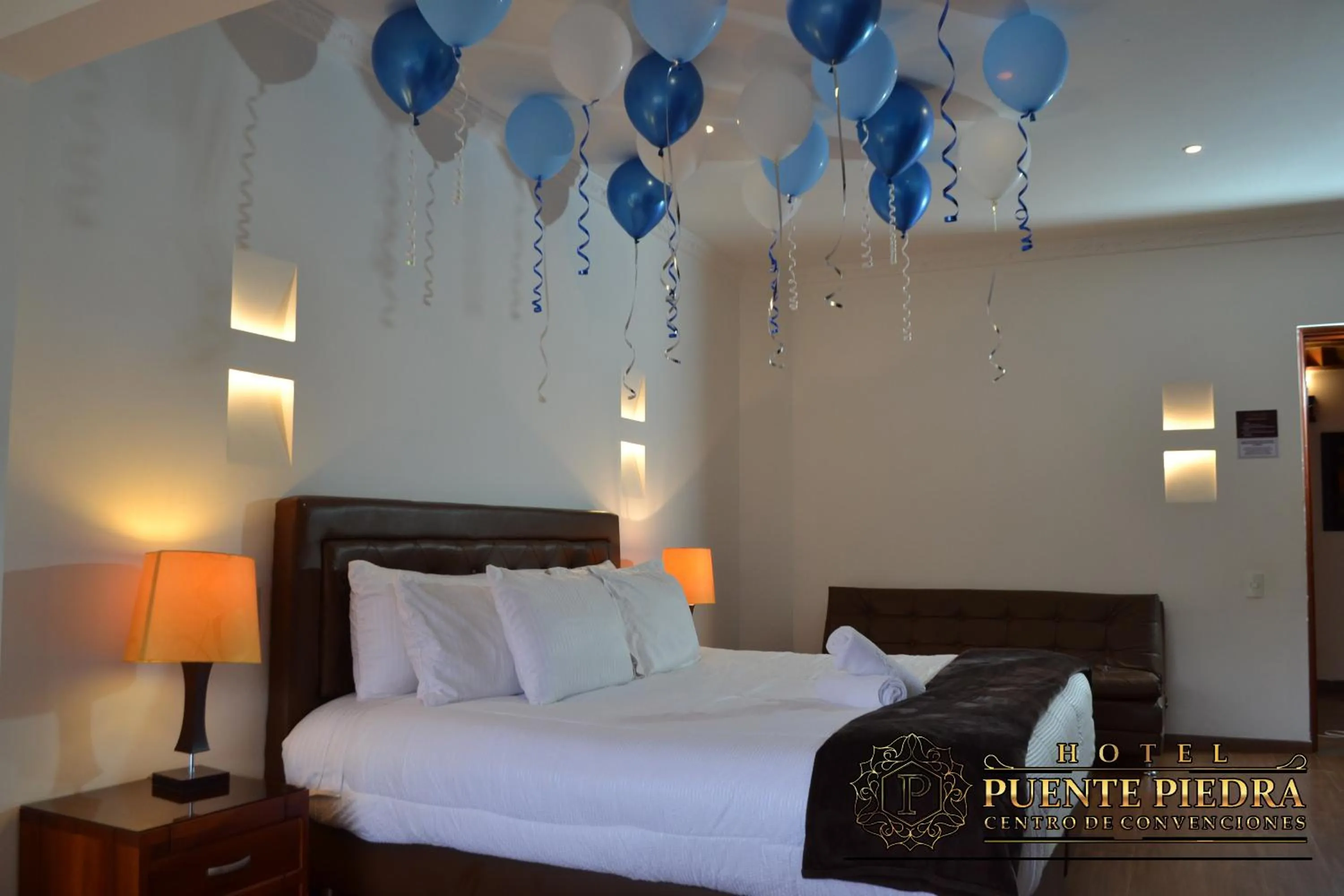 Bed in Hotel Puente Piedra