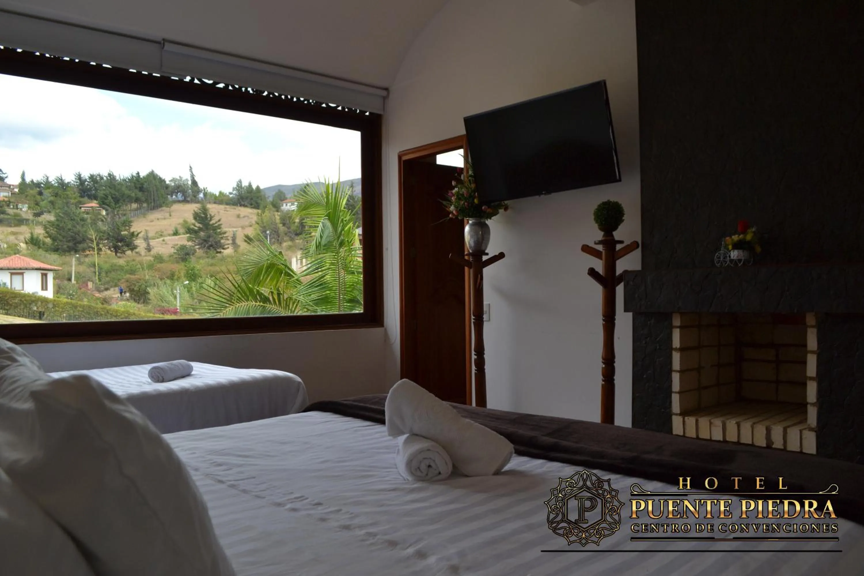 Bed in Hotel Puente Piedra