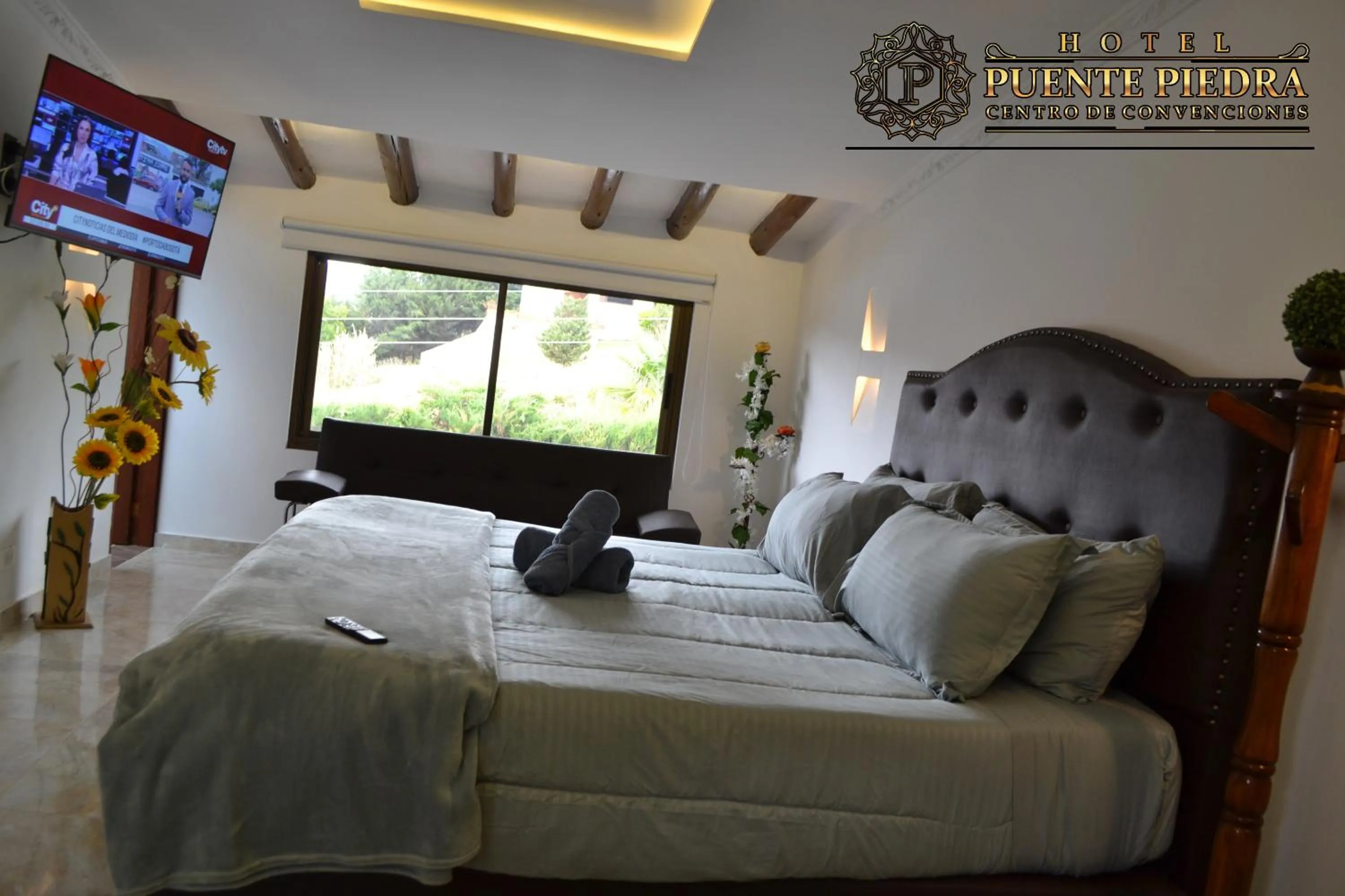Bed in Hotel Puente Piedra