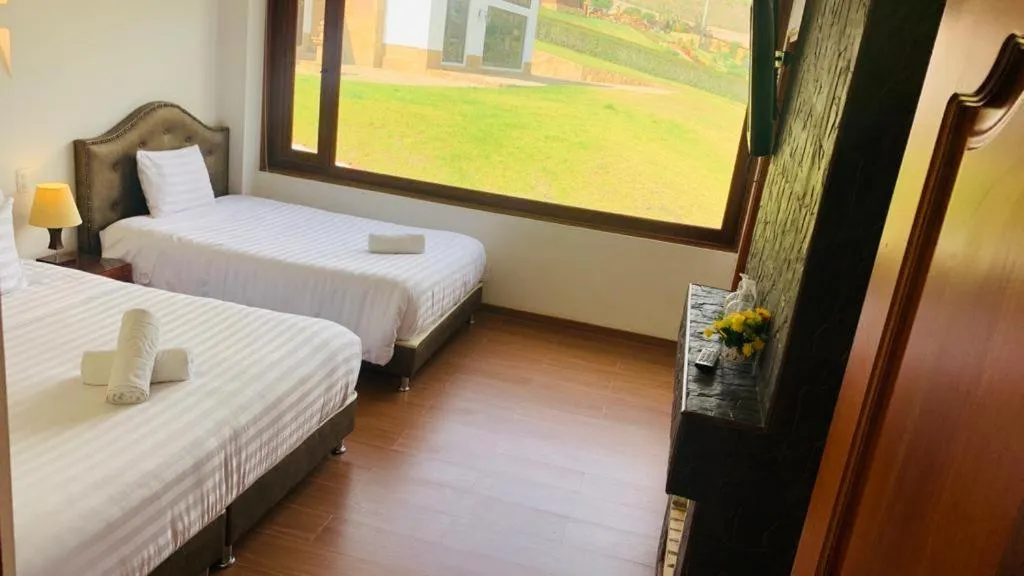 Bed in Hotel Puente Piedra