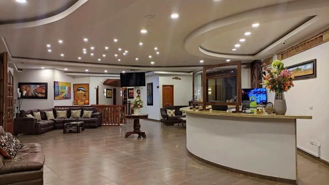 Lobby or reception in Hotel Puente Piedra