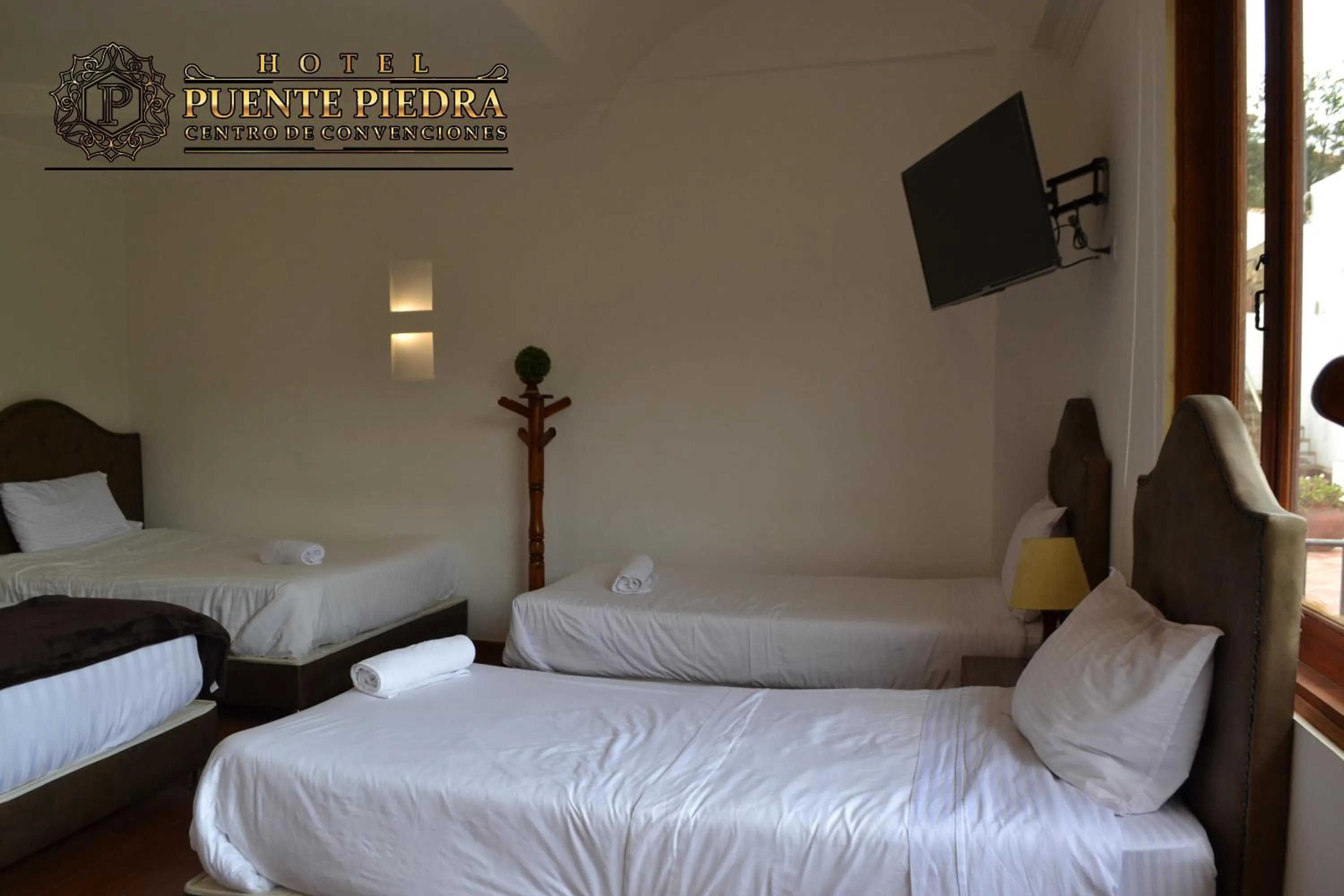 Bed in Hotel Puente Piedra