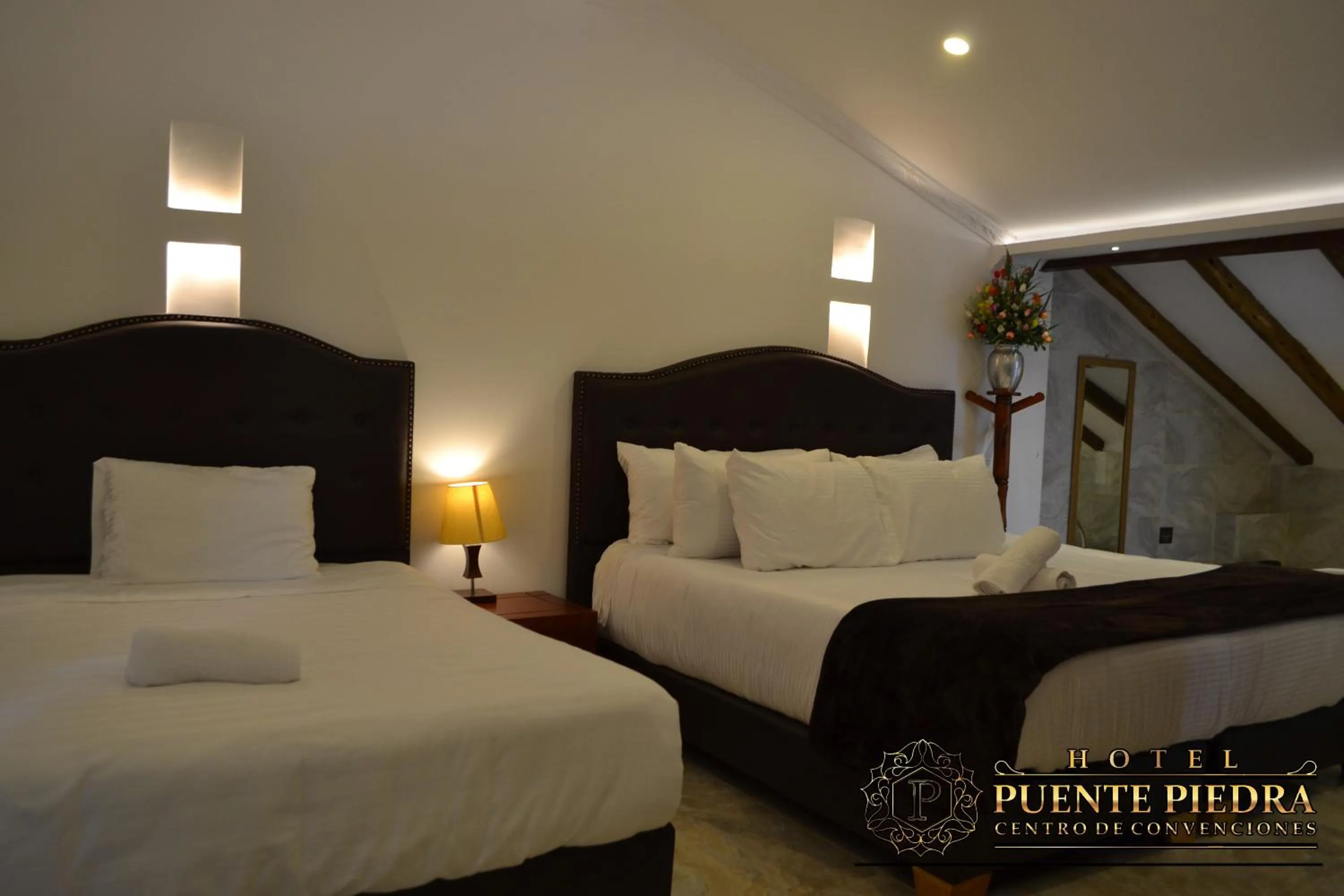Bed in Hotel Puente Piedra
