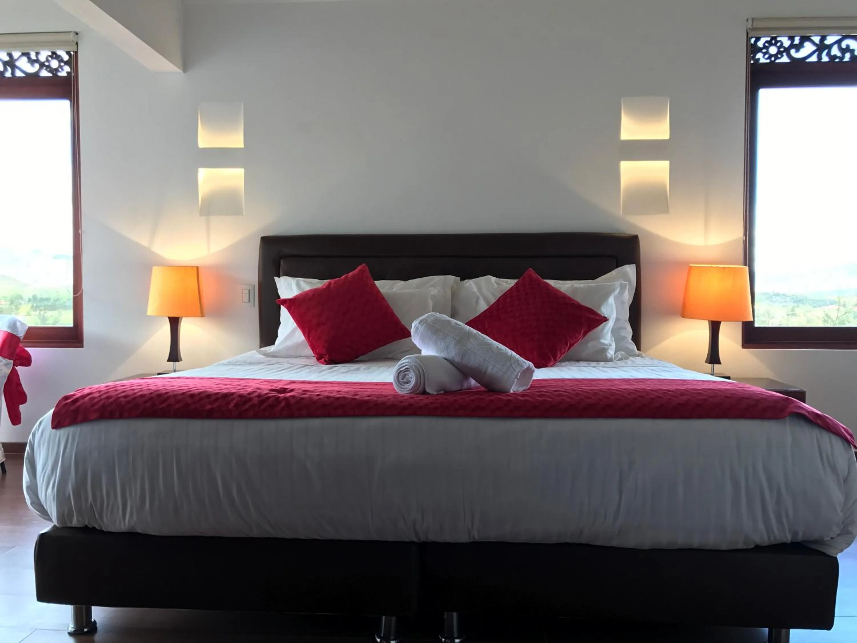 Bed in Hotel Puente Piedra