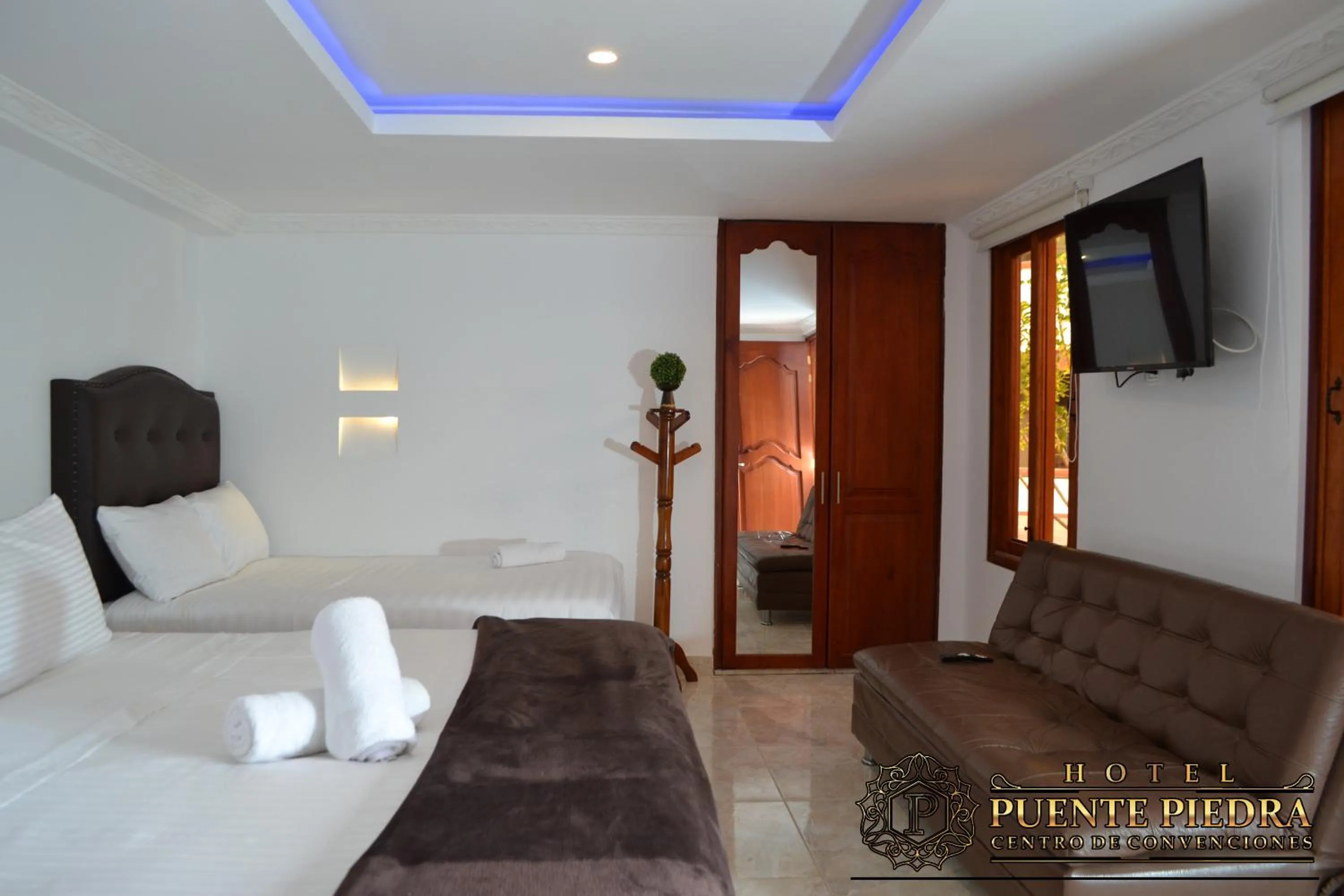 Bed in Hotel Puente Piedra