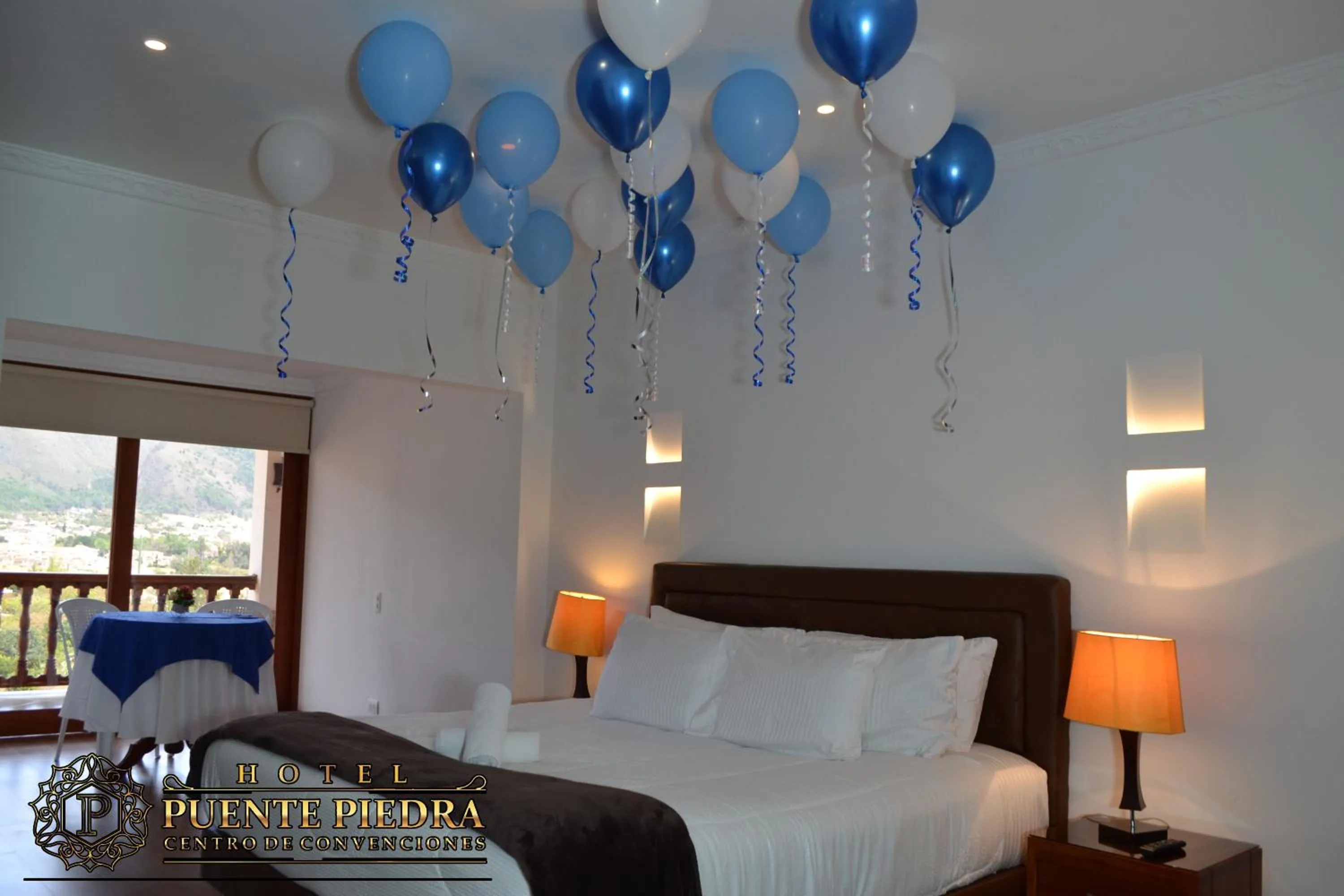 Bed in Hotel Puente Piedra