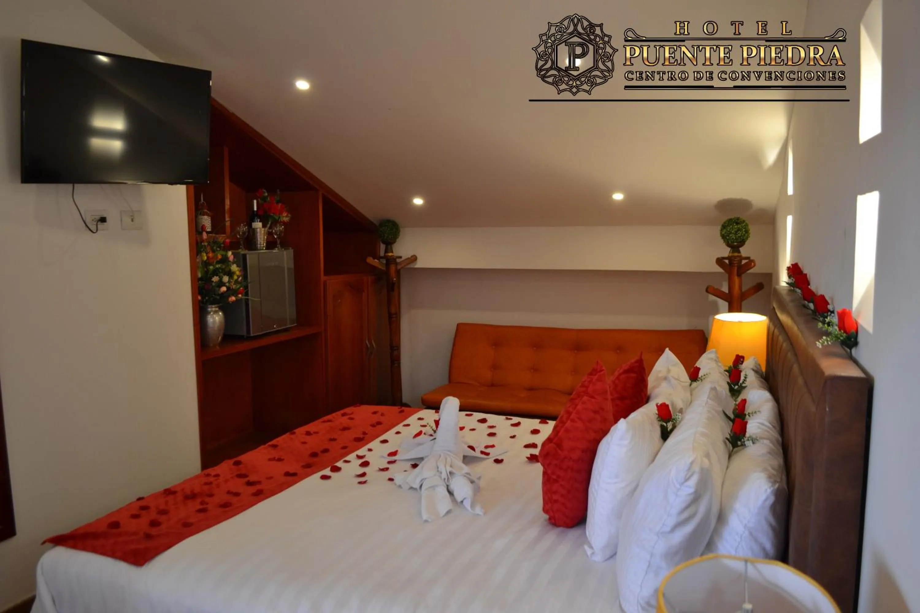 Bed in Hotel Puente Piedra