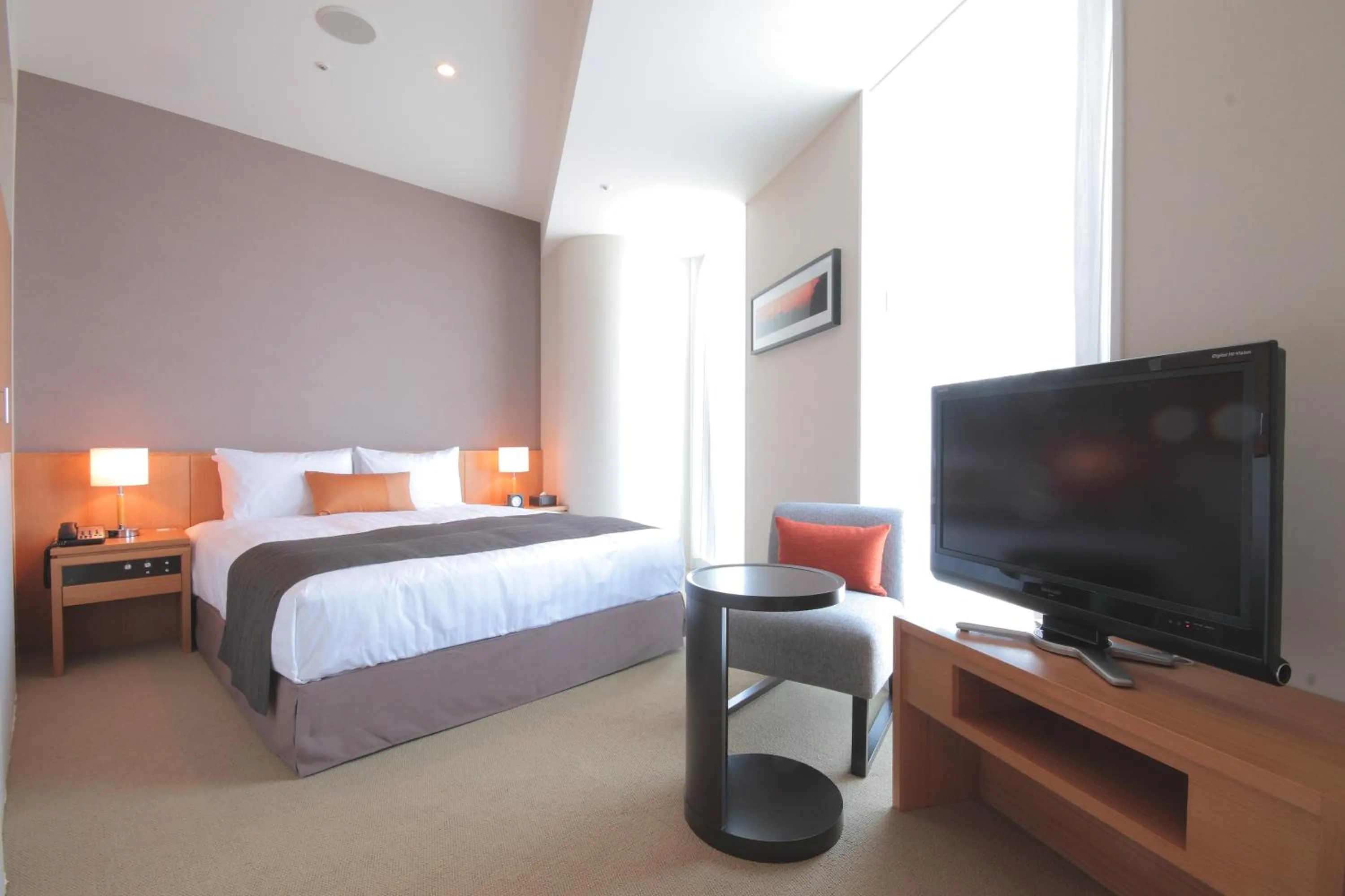 Bed in Hotel Arc Riche Toyohashi