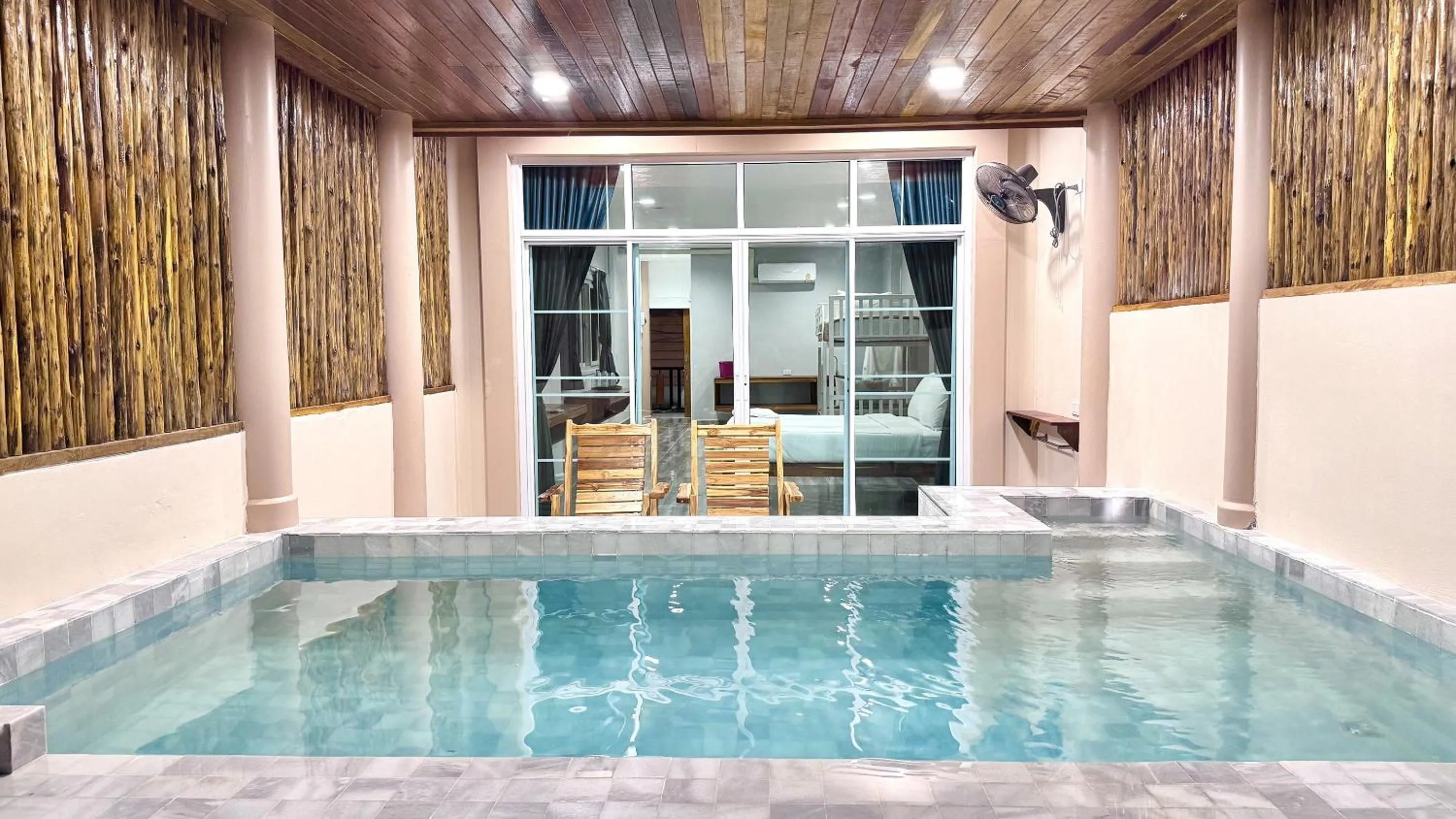 Pool view in Koh Mook Riviera Beach Resort