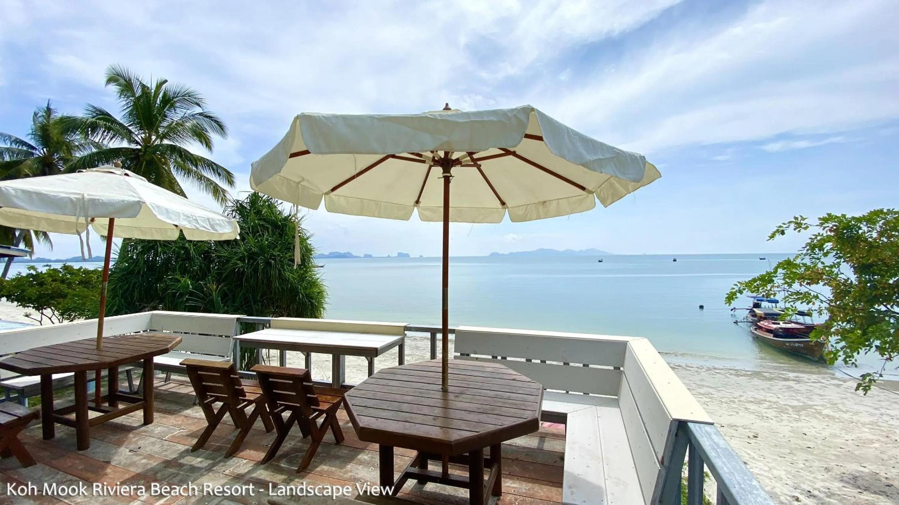 Seating area in Koh Mook Riviera Beach Resort