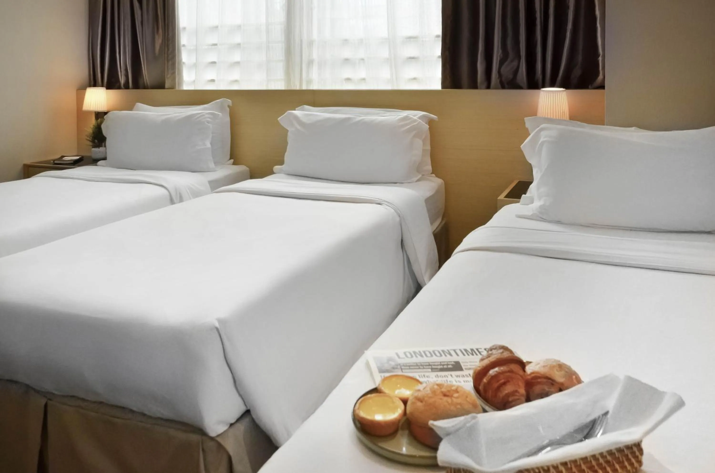 Bed in Eco Tree Hotel Sheung Wan