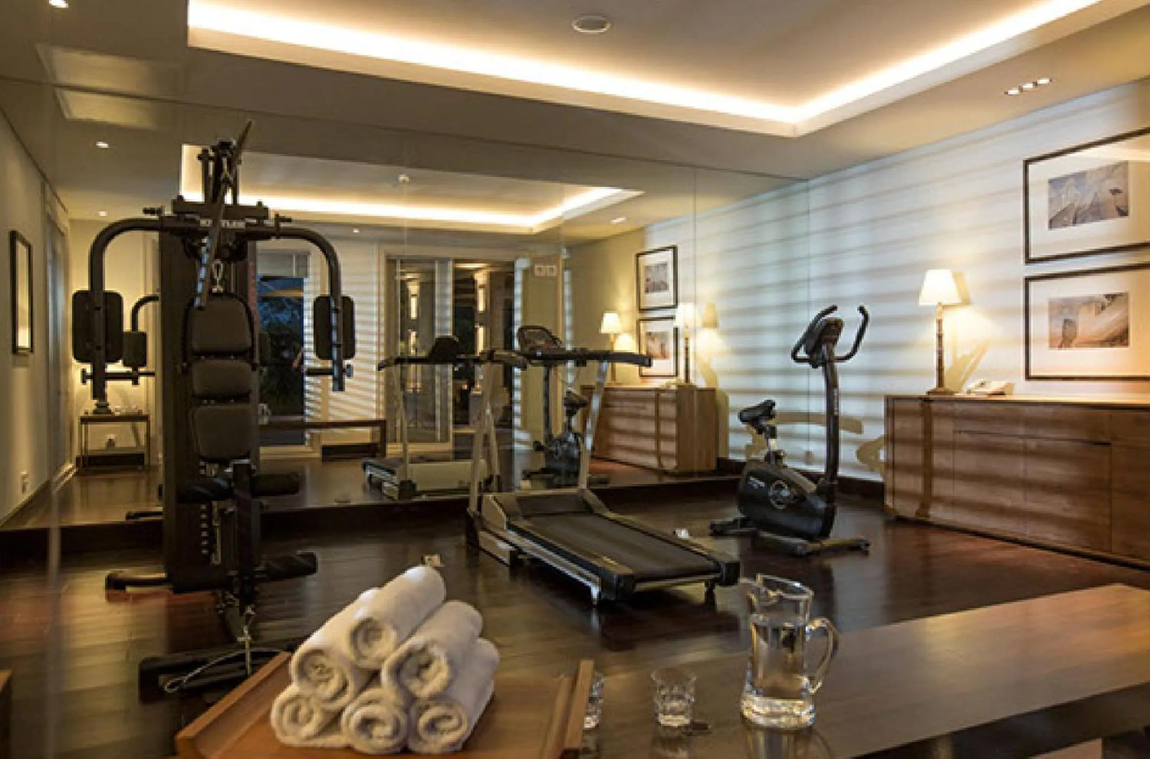 Fitness centre/facilities in The Shalimar Boutique Hotel