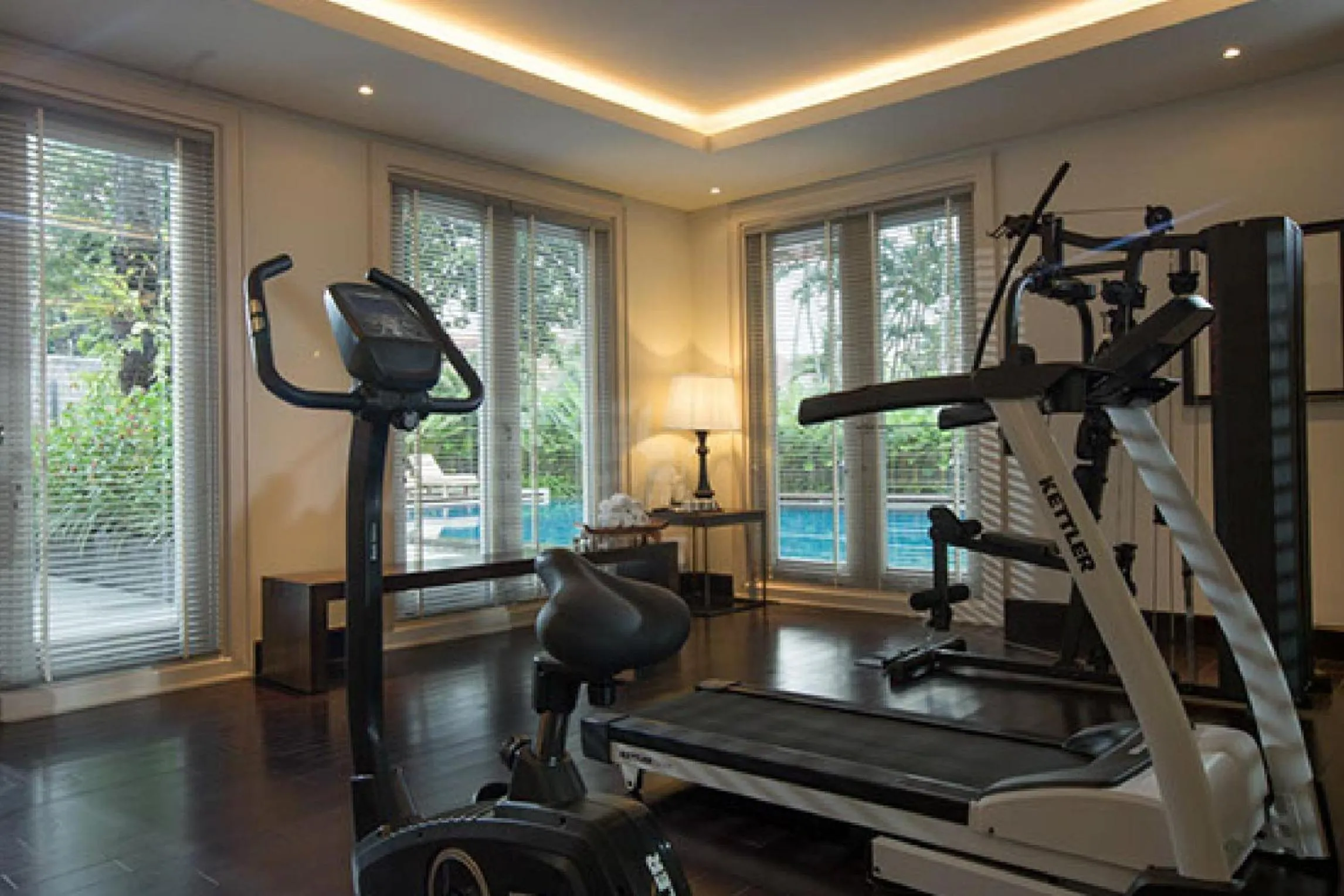 Fitness centre/facilities in The Shalimar Boutique Hotel