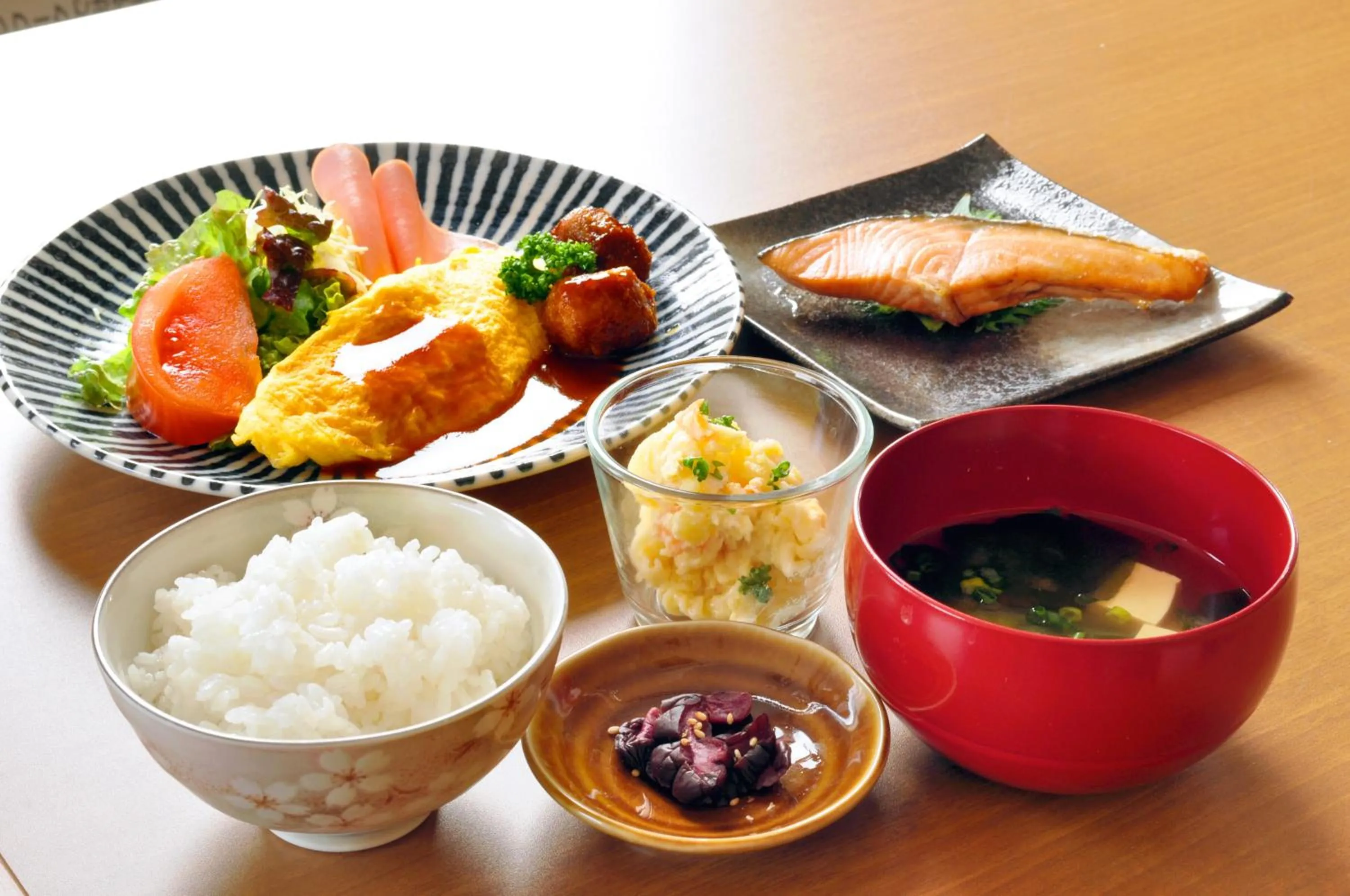 Breakfast in Annex Hotel Abe