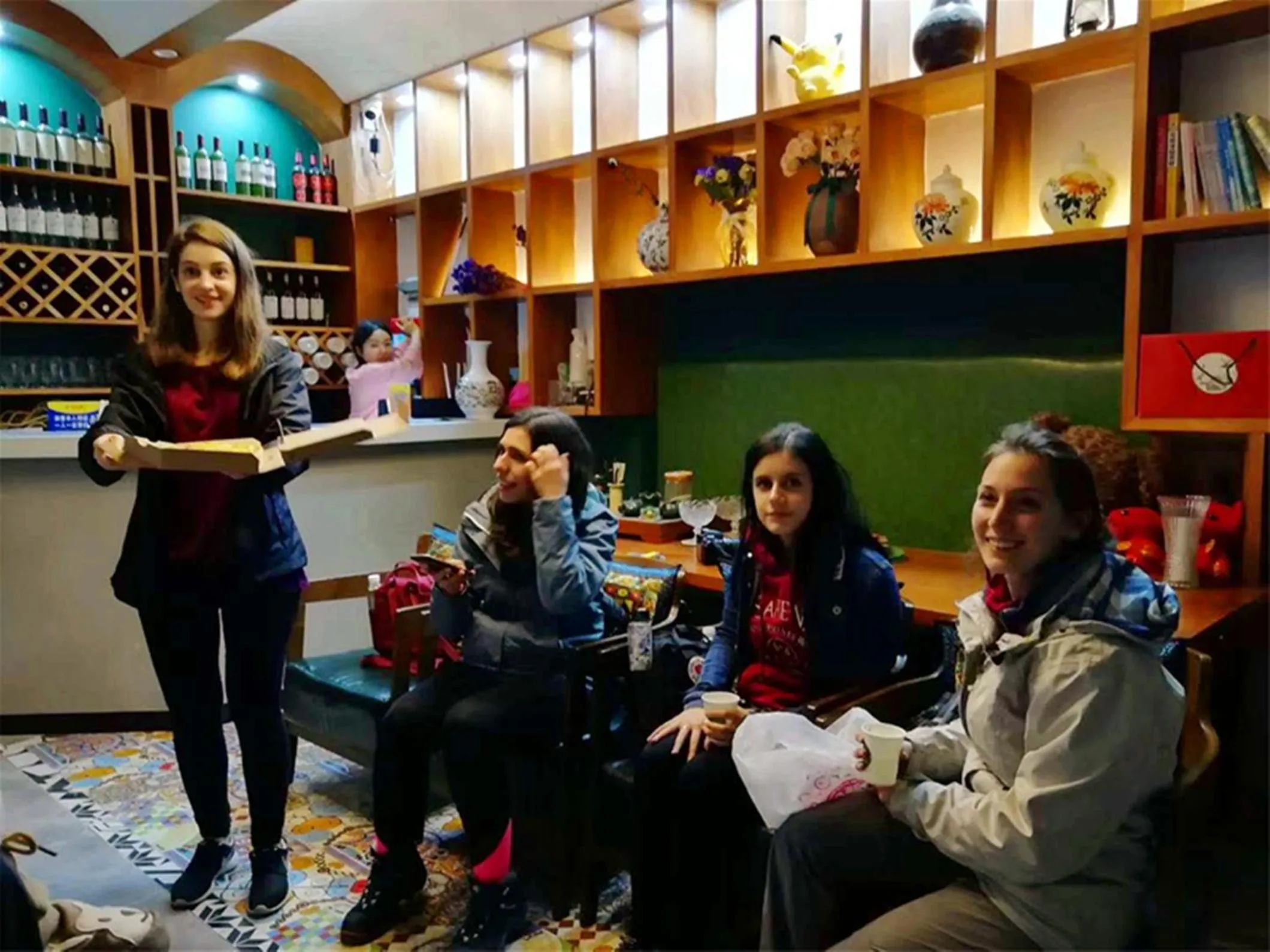 People in Edinburgh Hostel