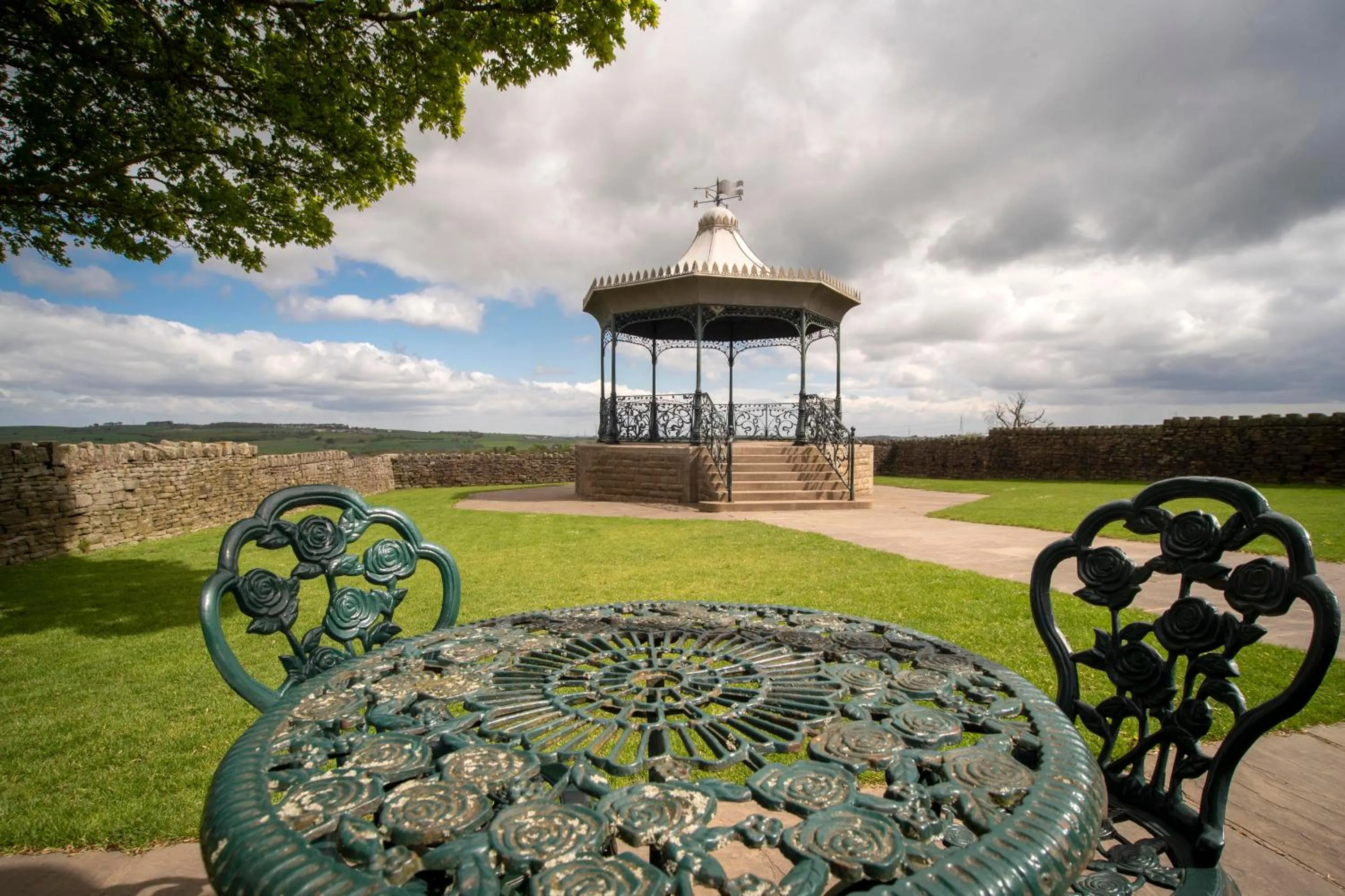 Garden in Cubley Hall