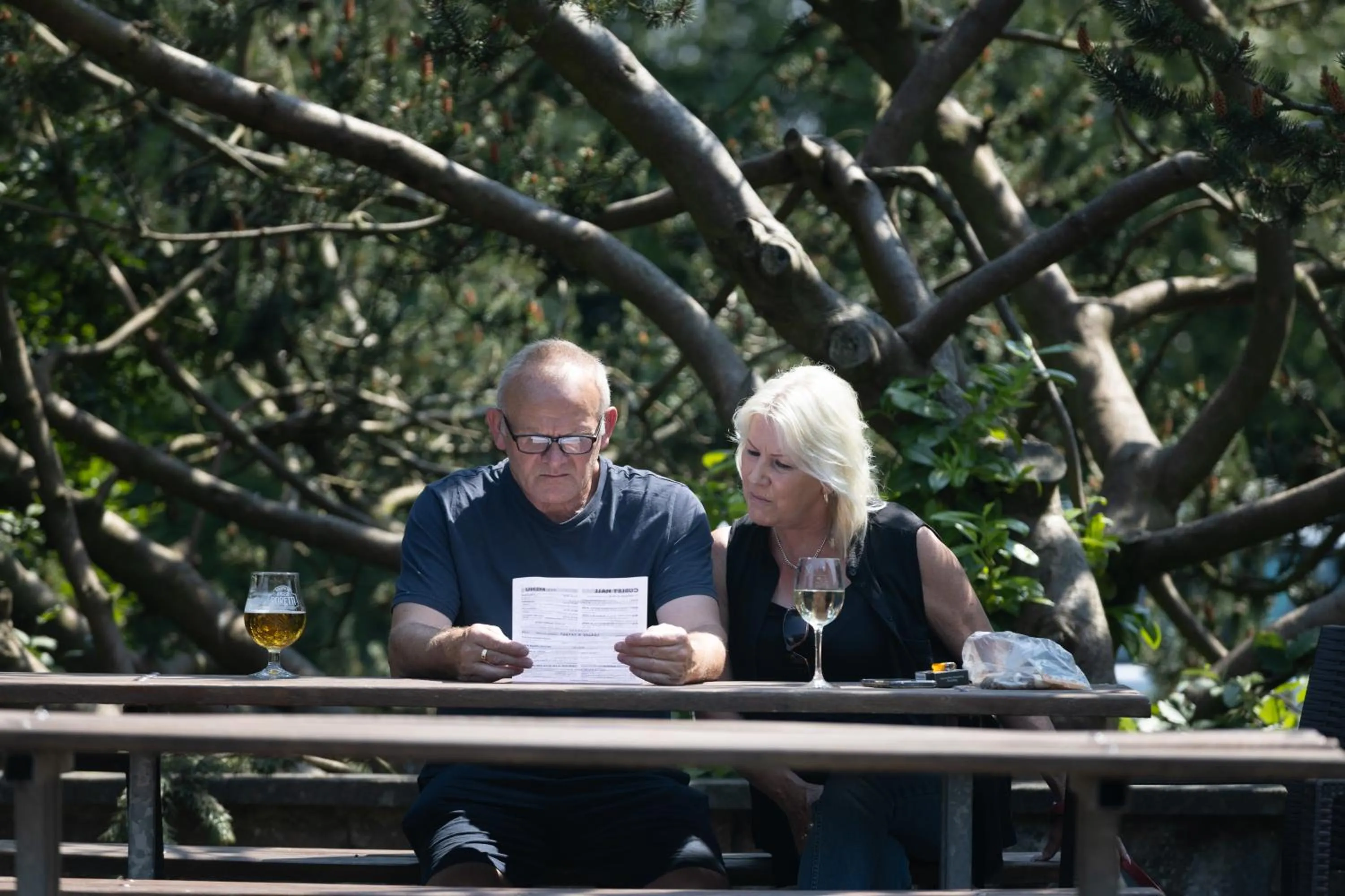 Patio in Cubley Hall