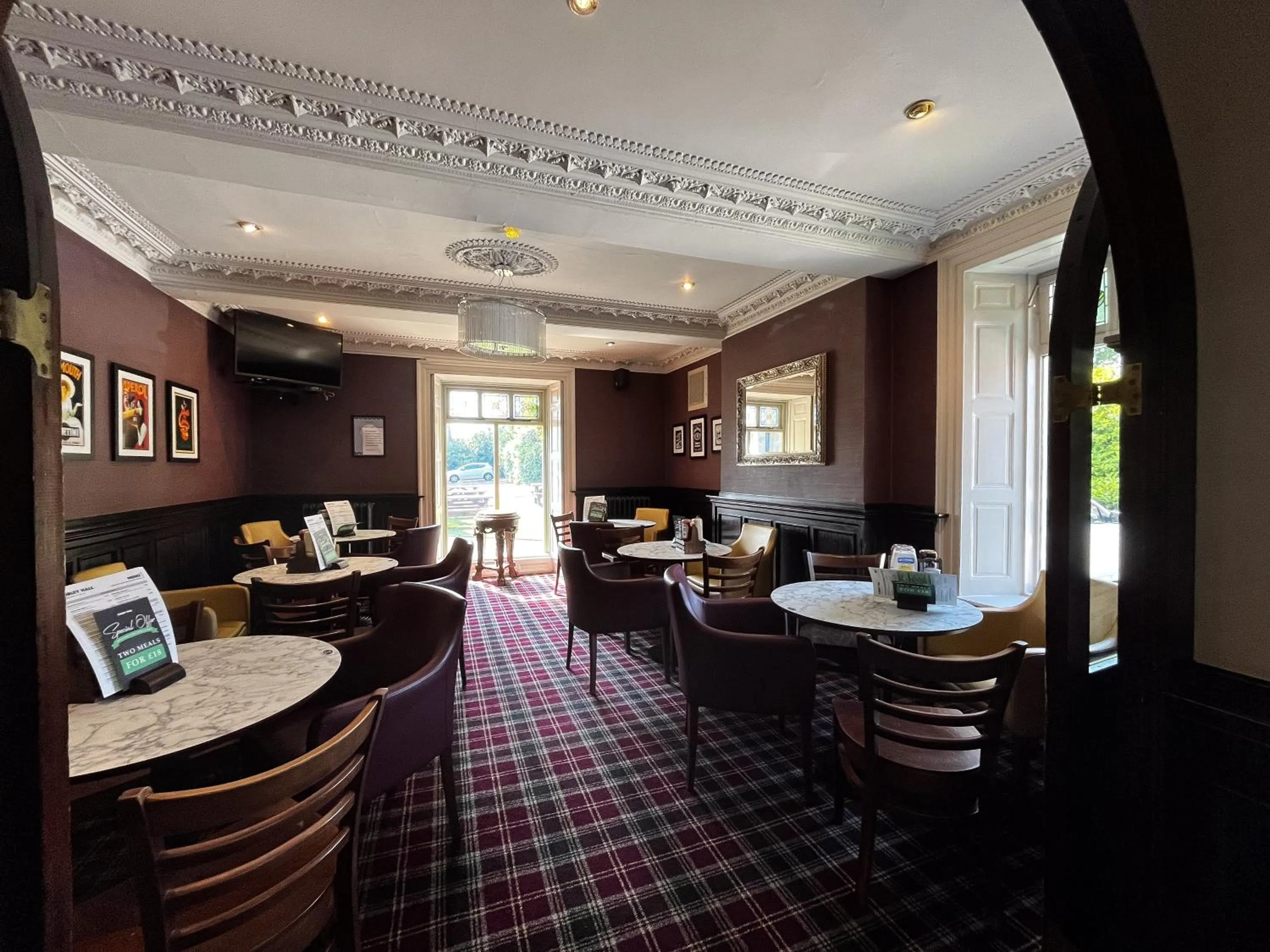 Dining area in Cubley Hall