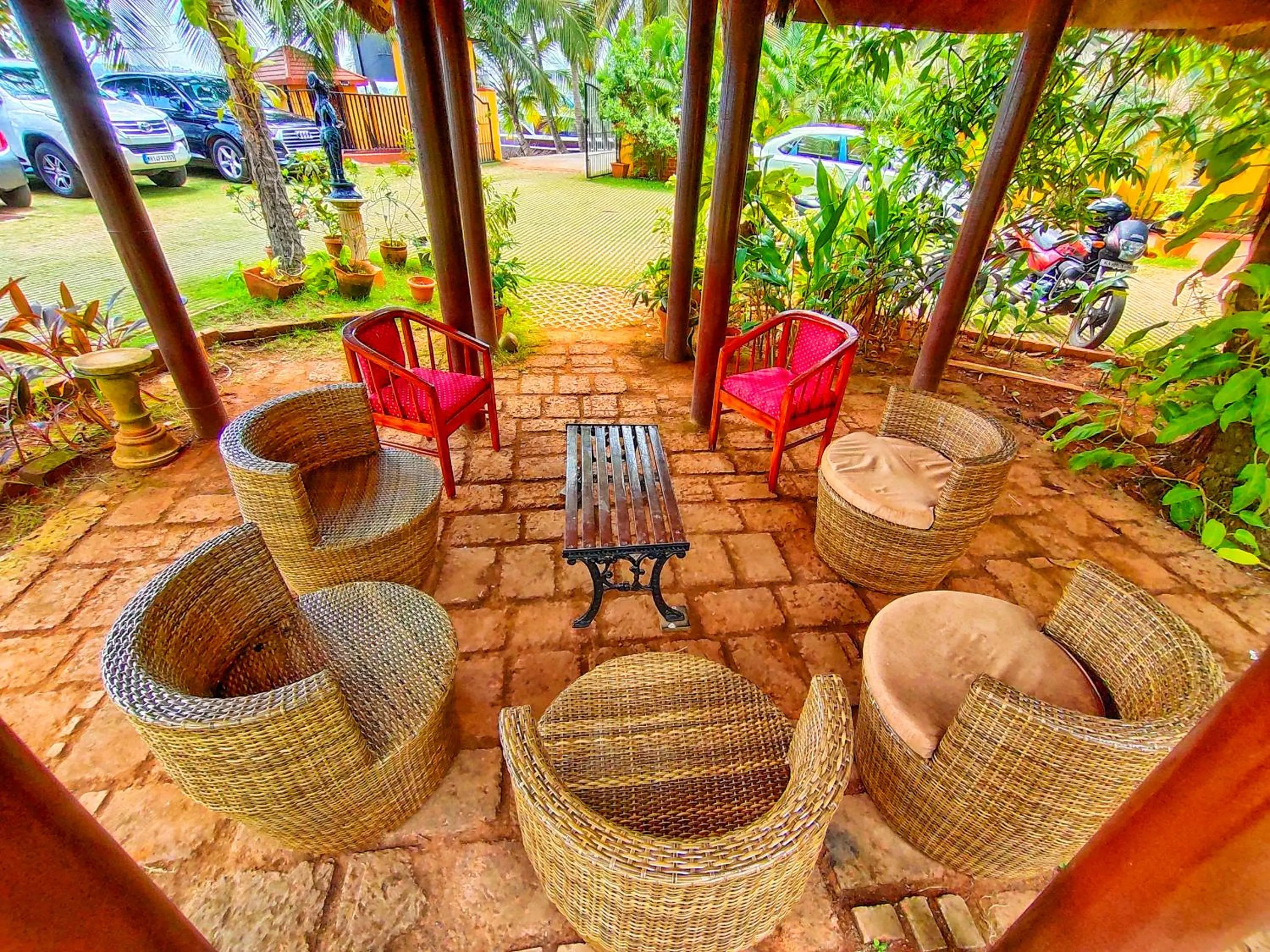 Seating area in Paradise Lagoon