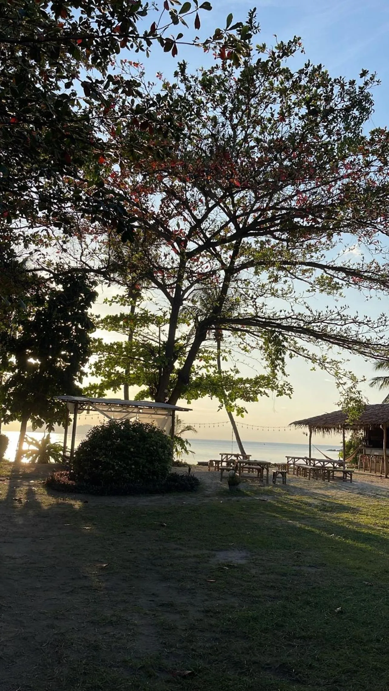 Massage in Colorful Hut