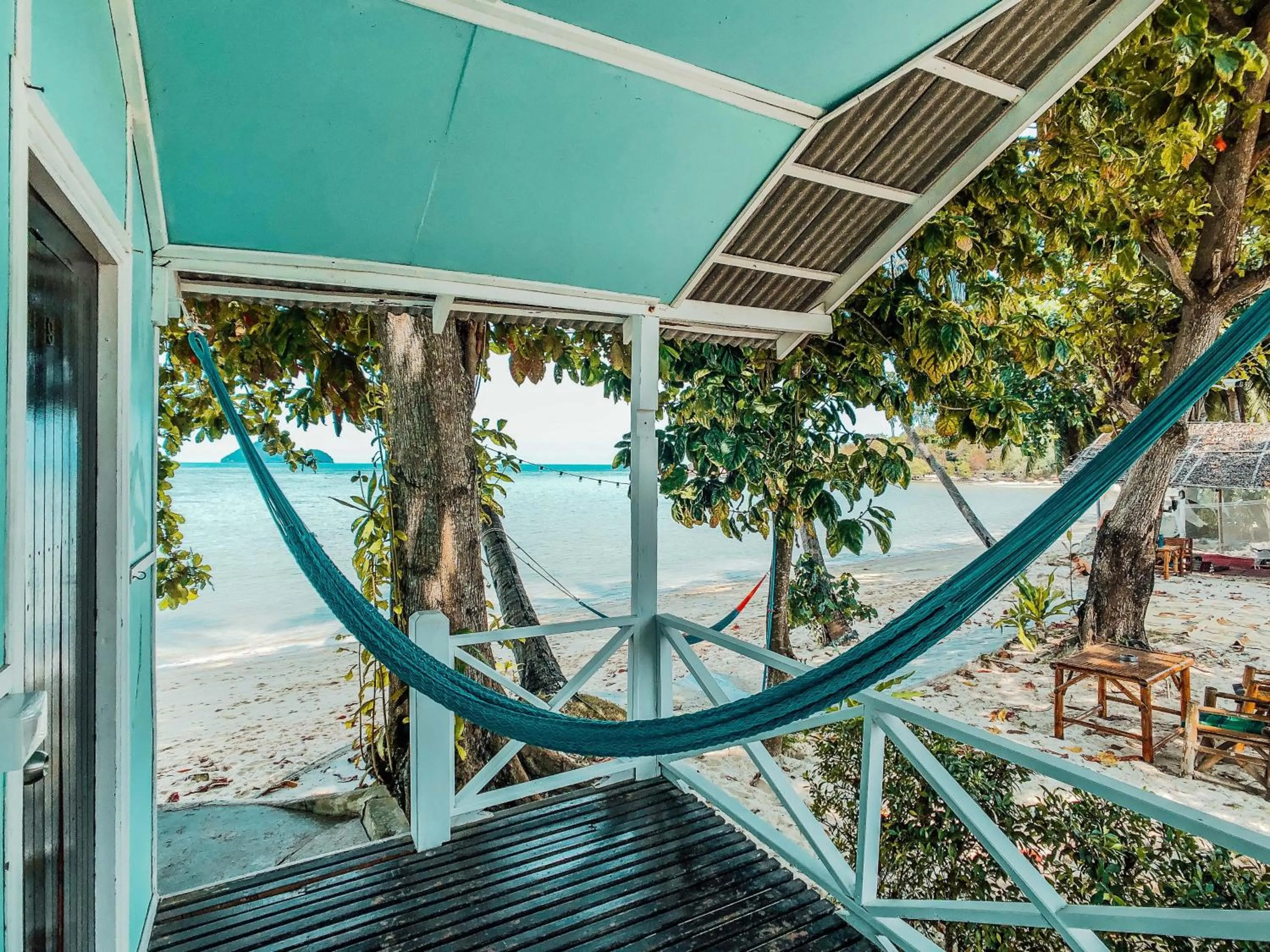 Patio in Colorful Hut
