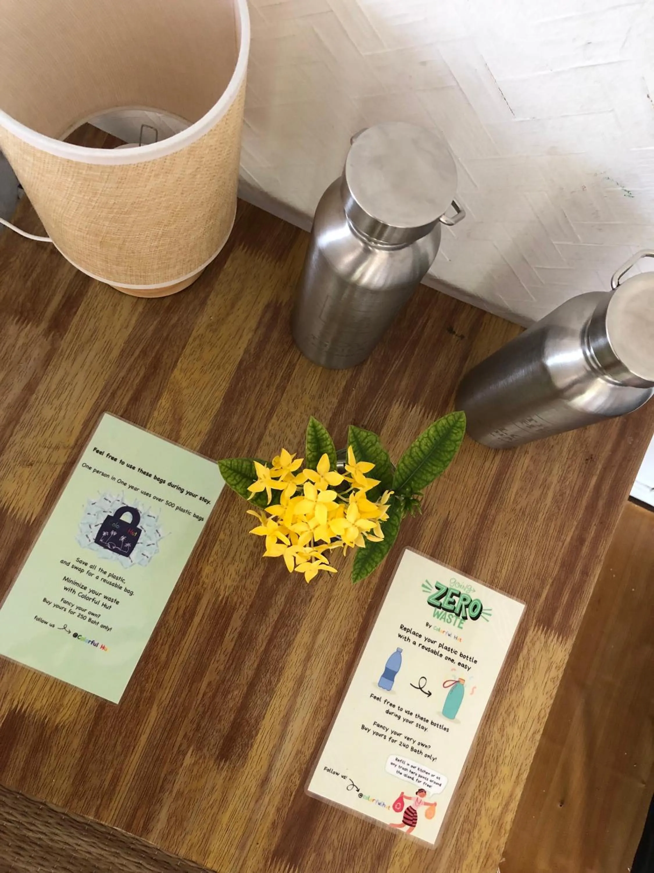 Decorative detail in Colorful Hut