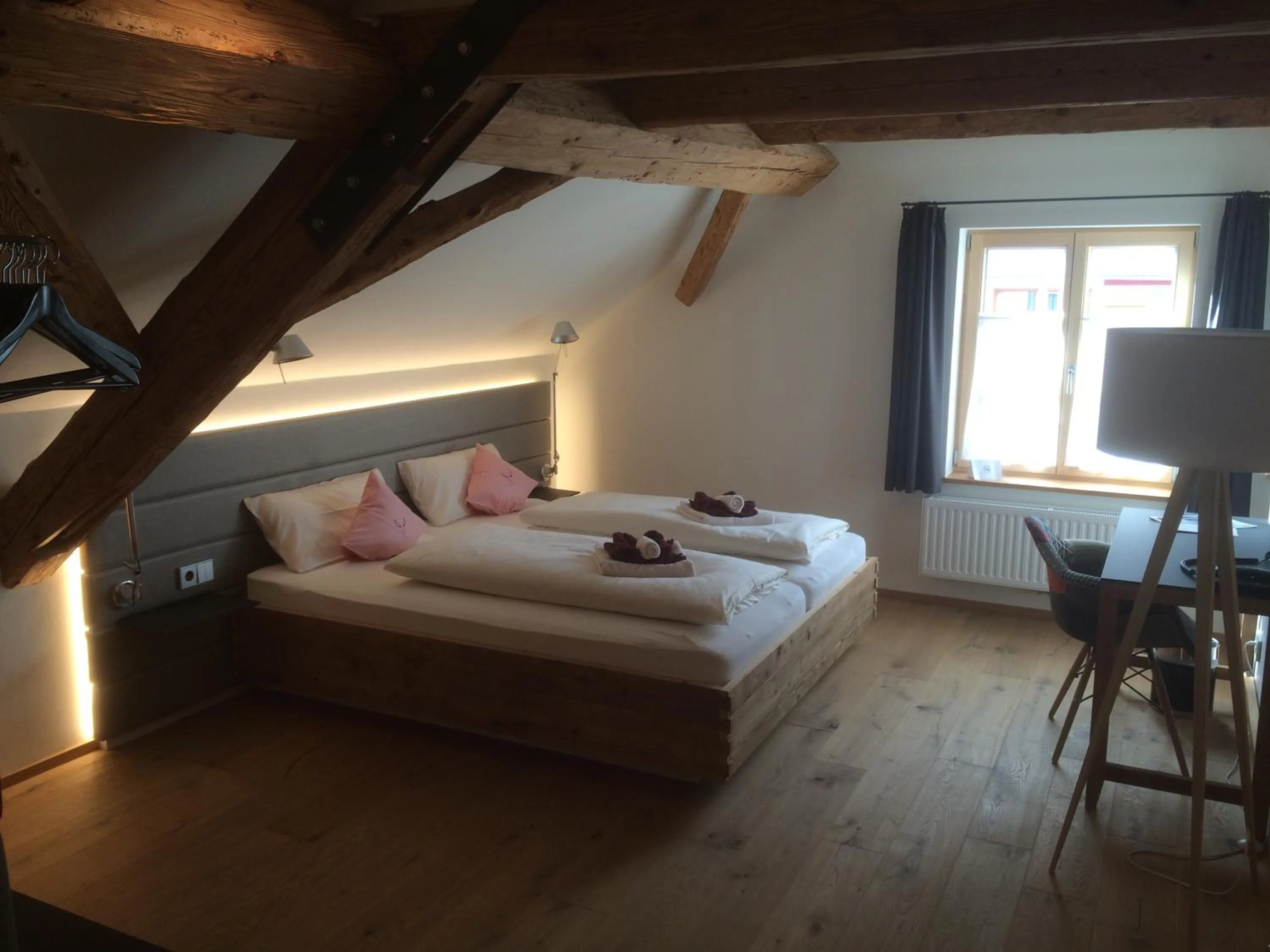 Bedroom, Bed in Zum Hirschen - hotel & gasthaus beim stöckeler