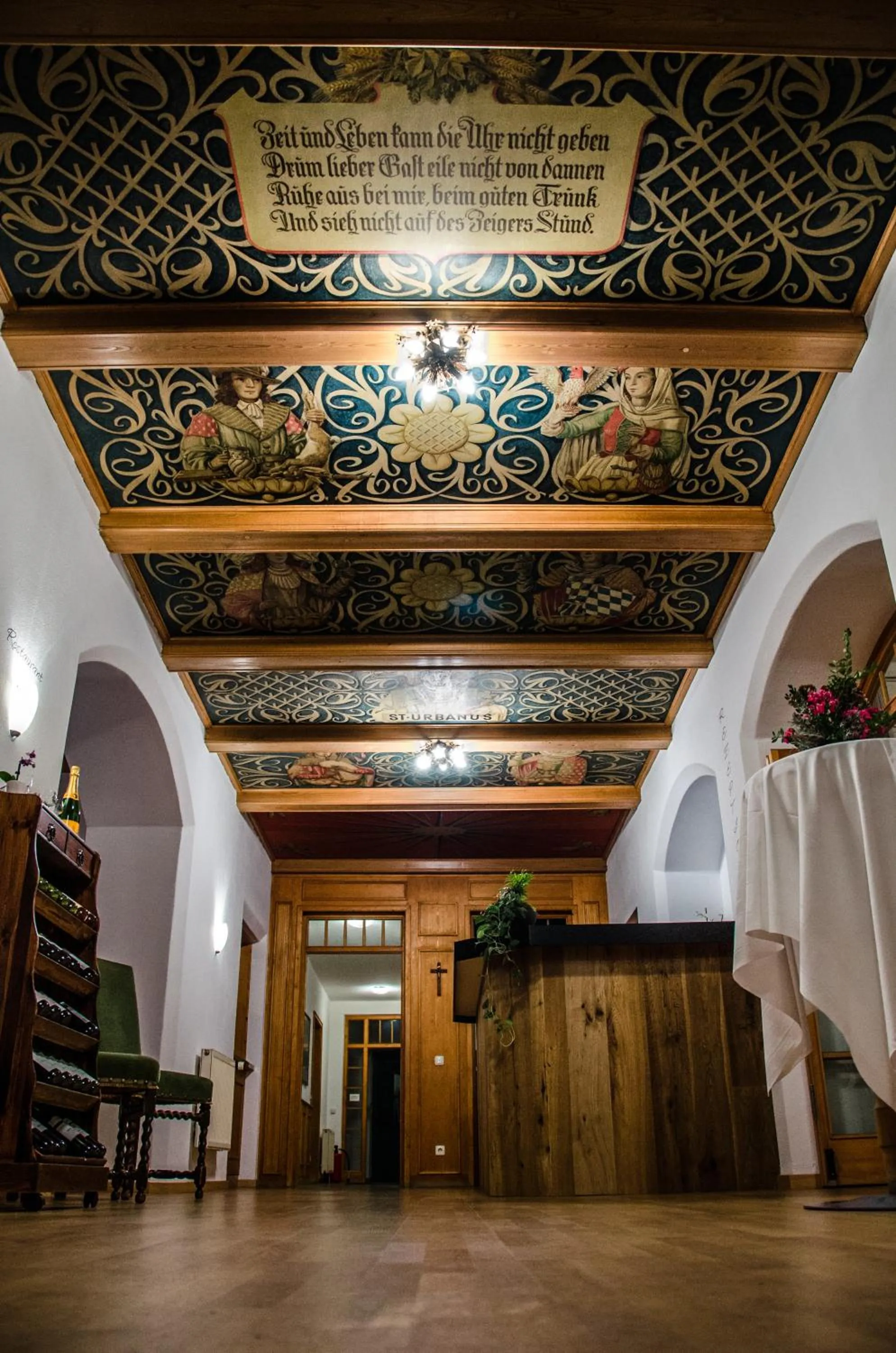 Lobby or reception in Hotel Blaue Traube