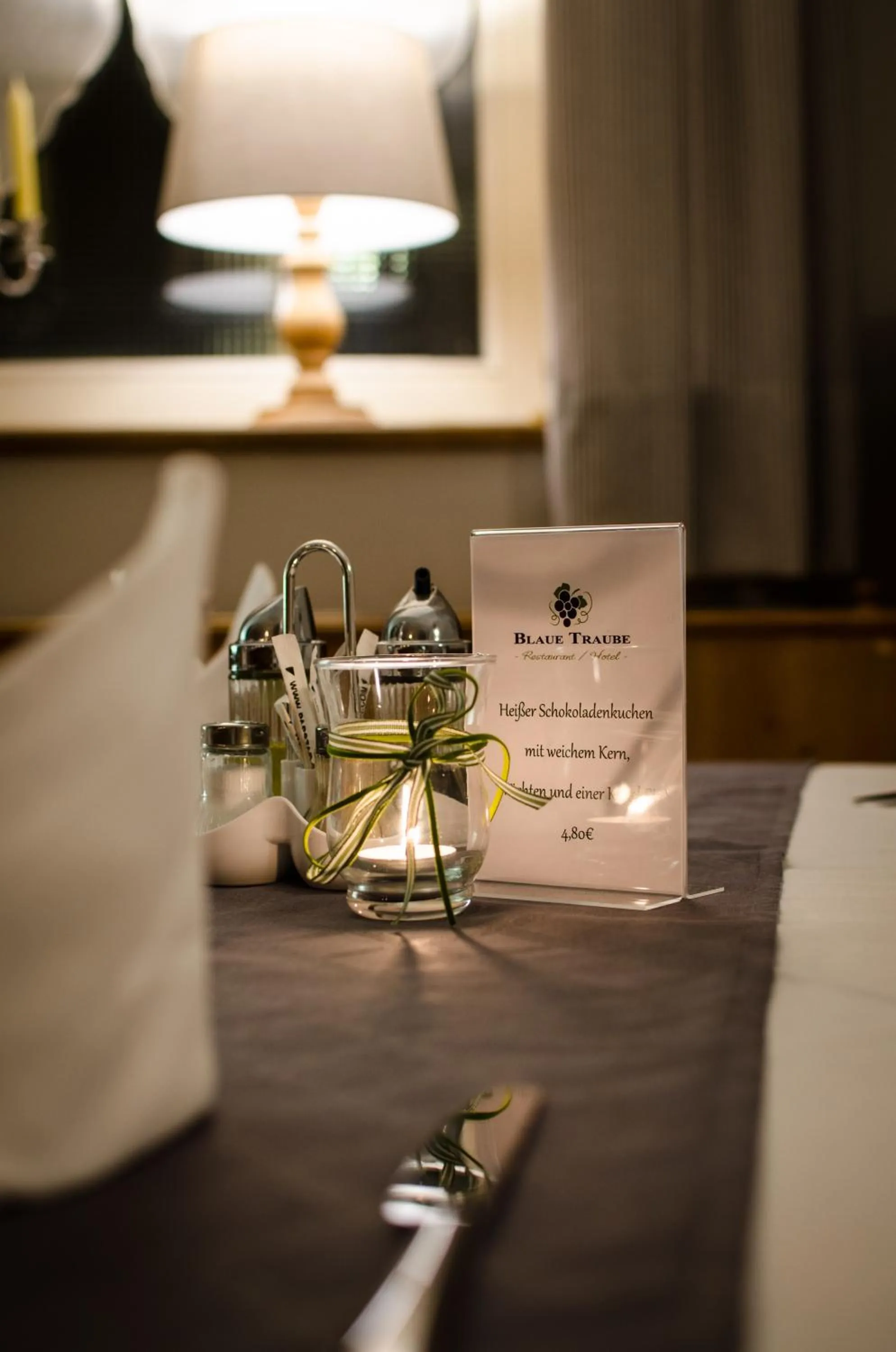 Restaurant/places to eat in Hotel Blaue Traube