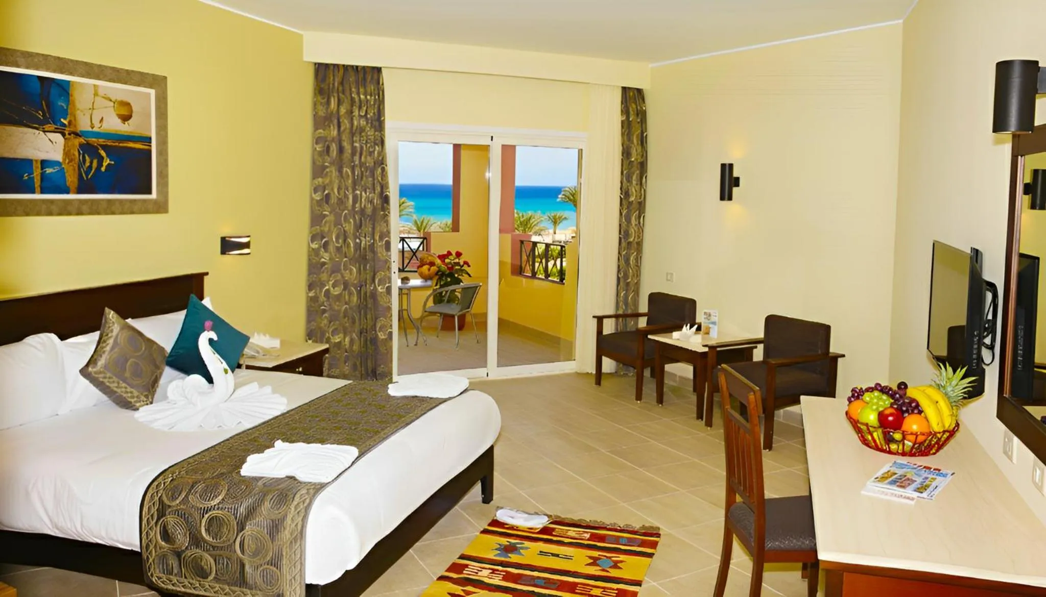 Bedroom, Bed in Casa Mare Resort - ex, Royal Tulip Beach Resort