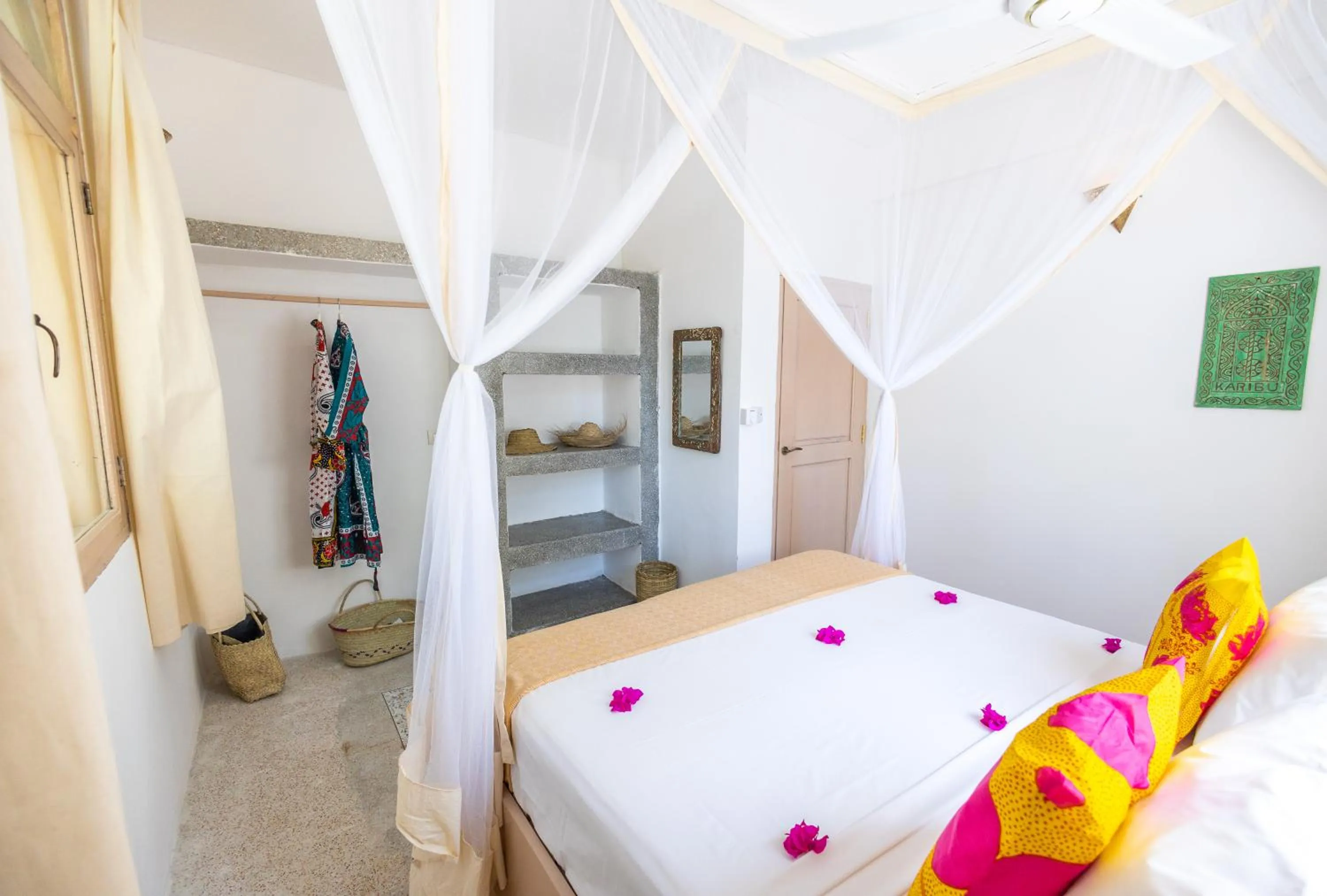 Bed in Sharazad Boutique Hotel