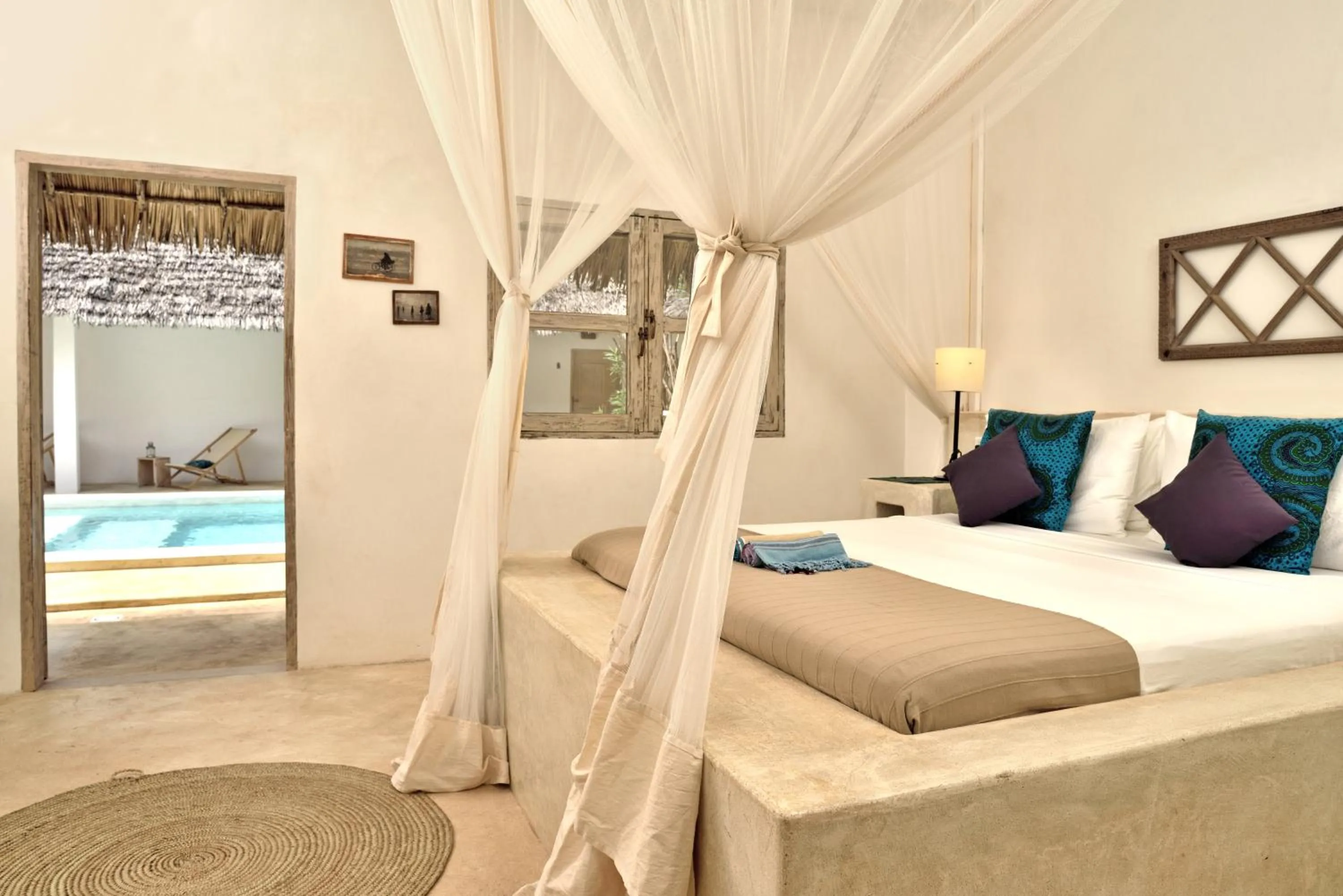 Bed in Sharazad Boutique Hotel