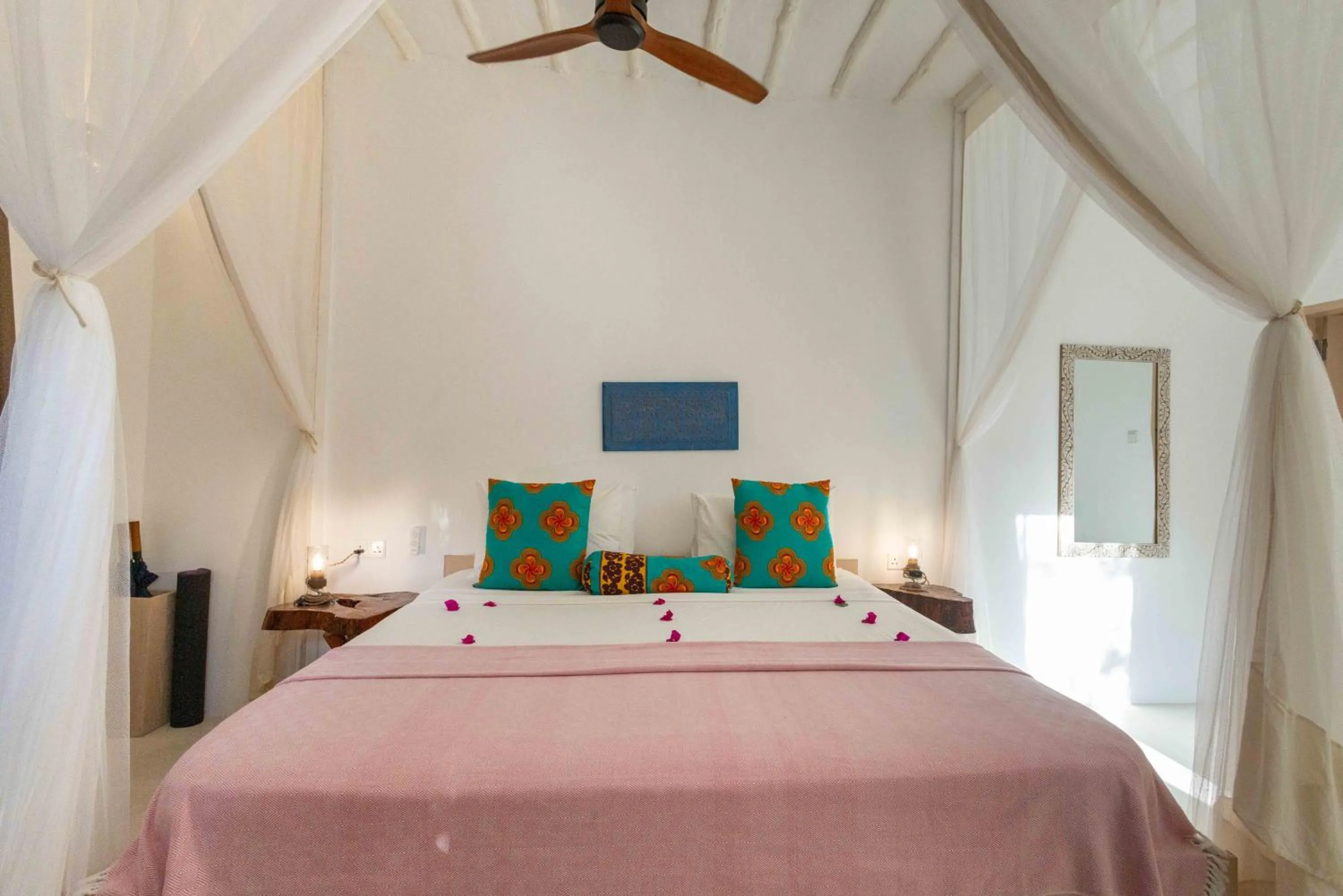 Bed in Sharazad Boutique Hotel