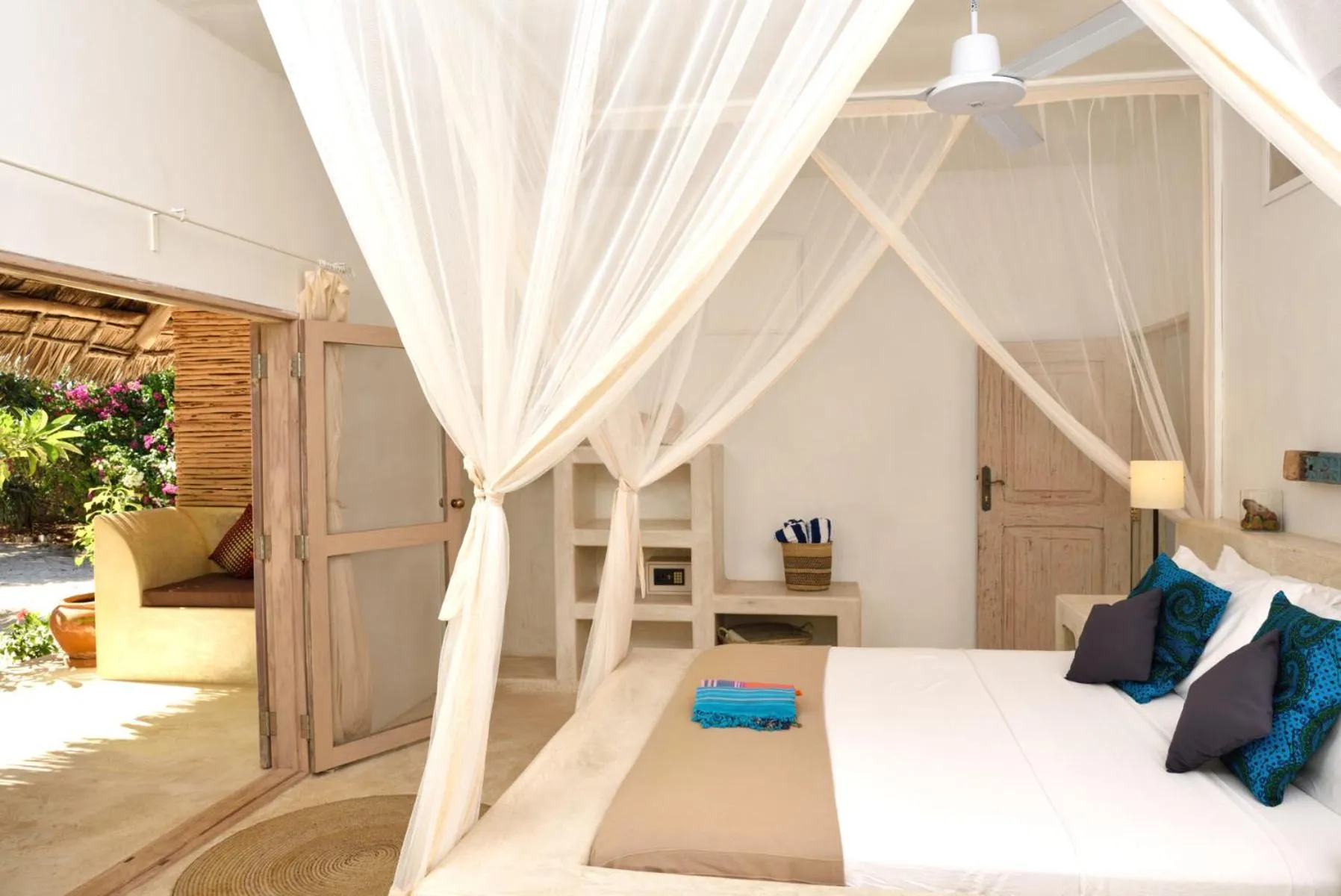 Bed in Sharazad Boutique Hotel