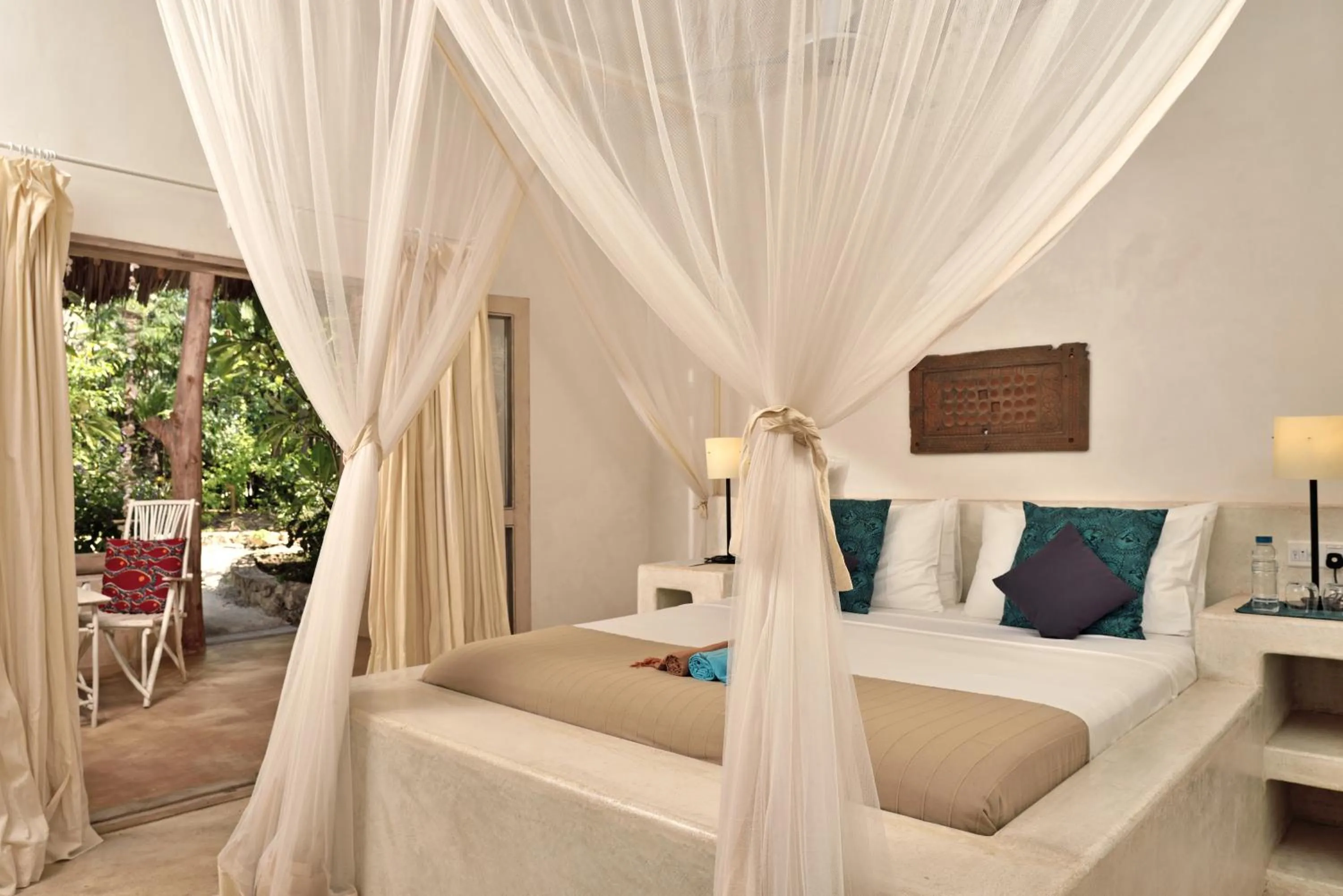 Bed in Sharazad Boutique Hotel