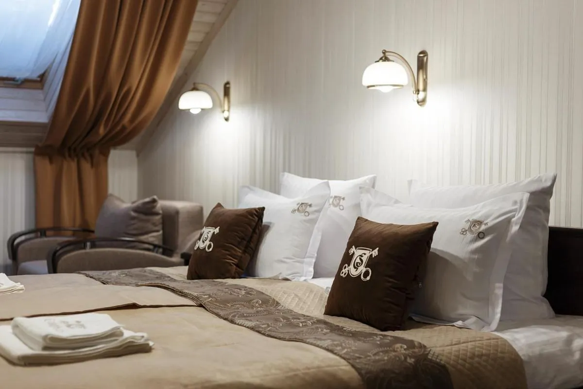 Bed in GasthauS & SPA