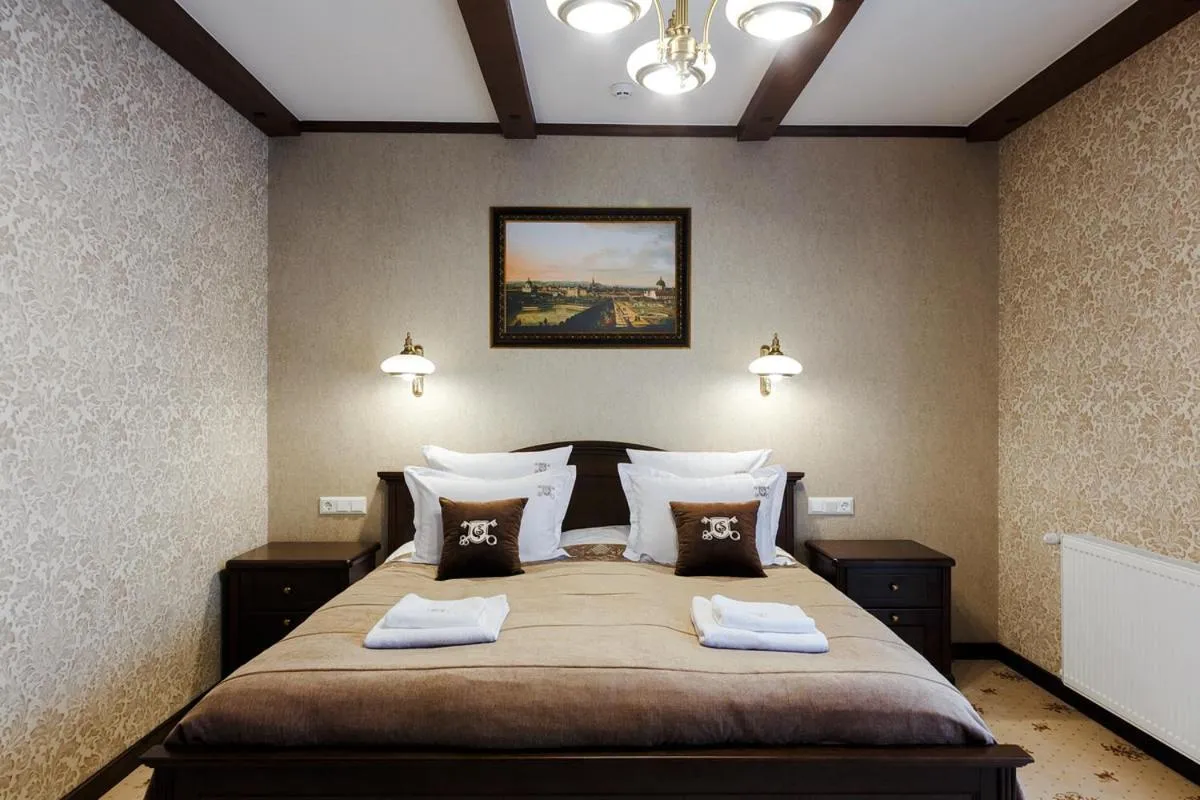 Bed in GasthauS & SPA