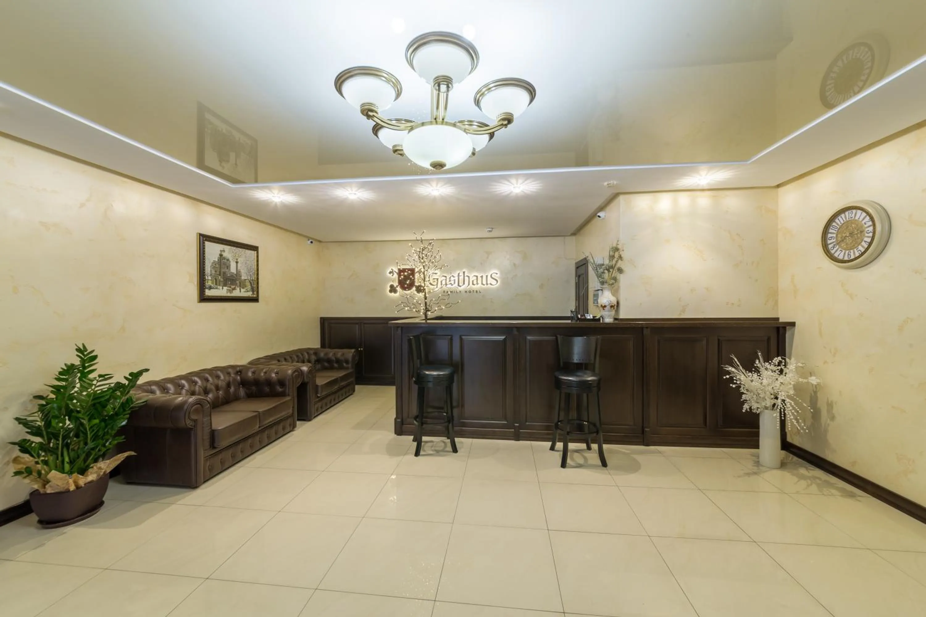 Lobby or reception in GasthauS & SPA