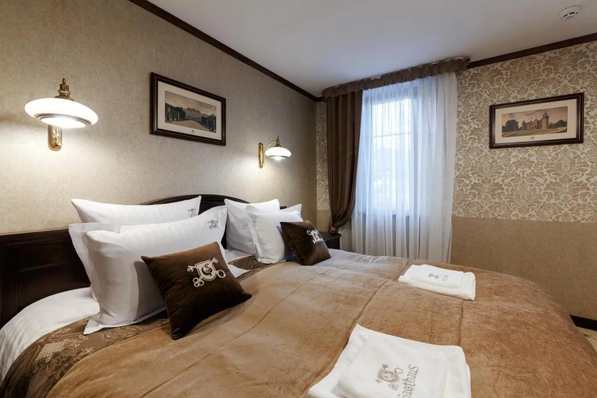 Bed in GasthauS & SPA